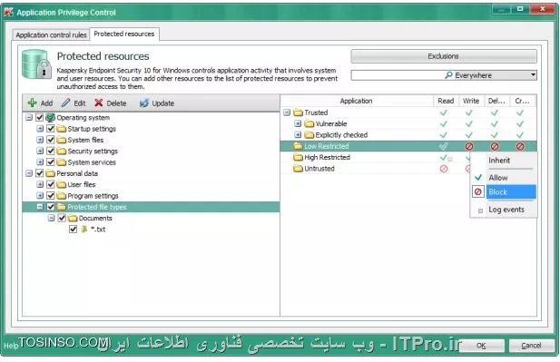 سرور کسپراسکی 10 و ازمایشگاه 