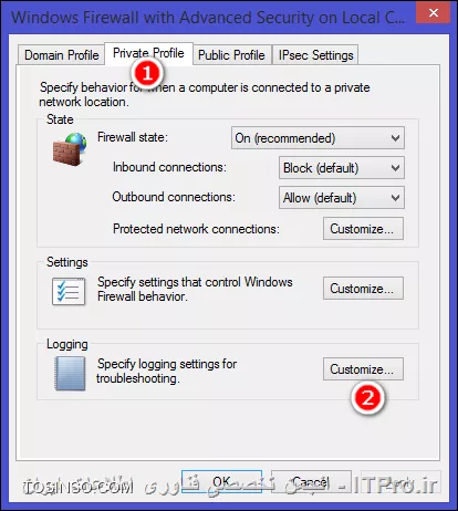نمایش جزئیات Firewall Activities با استفاده از Firewall Log-(قسمت اول)