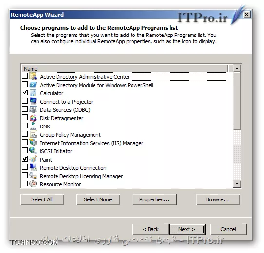 آموزش Remote Desktop Services در Windows Server 2008 R2