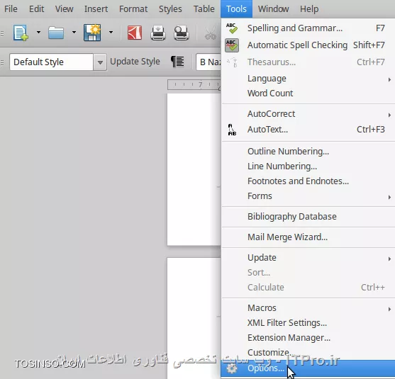 وب سایت توسینسو