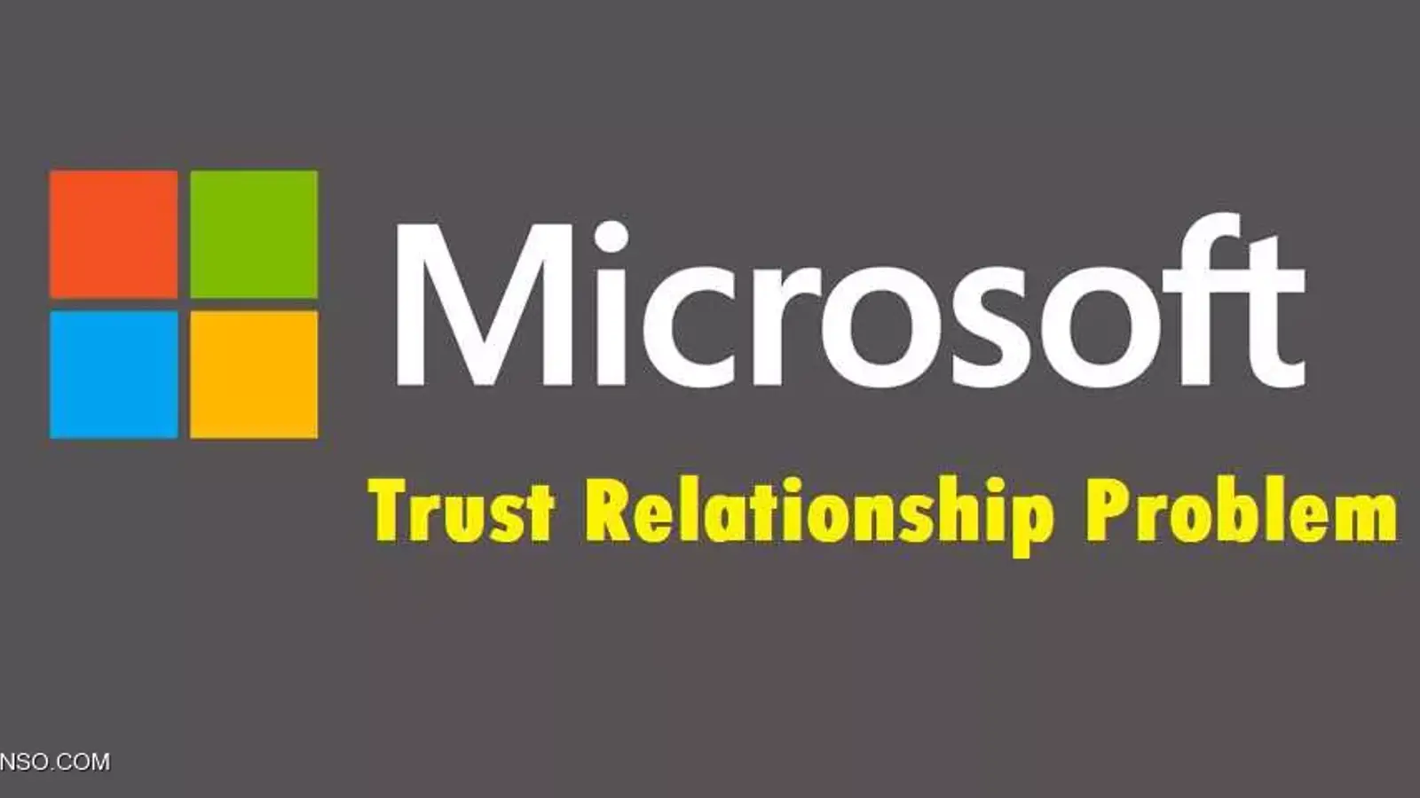 آموزش رفع مشکل the trust relationship between this workstation 