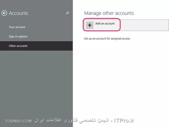 Add a child's account