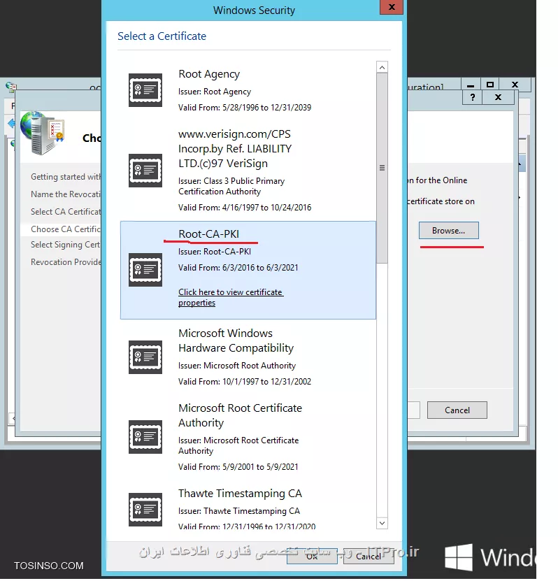 آموزش جامع PKI در مایکروسافت و Active Directory Certificate Services : قسمت چهارم