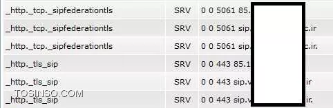 سلام 
من برای دسترسی به Skype از روی اینترنت نیاز دارم که رکورد SRV روی هاست خودم قرار بدم
میخاستم بدونم که چطور میتونم رکورد srv روی DirectAdmin بسازم

آیا این رکورد ساخته شده درست هست ؟؟؟

||https://tosinso.com/files/get/99d156c3-f9e1-4dad-aae4-fafdbf99f2be||