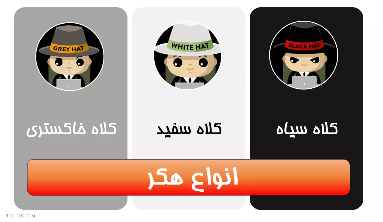 چگونه هکر شویم : انواع هکر