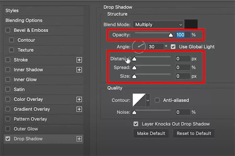 تنظیمات فتوشاپ