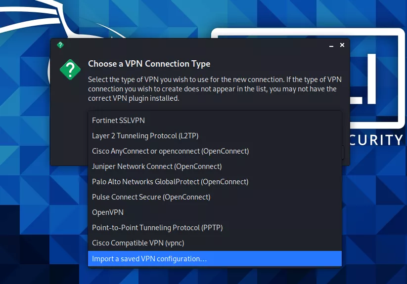 آموزش نصب و راه اندازی VPN در کالی لینوکس