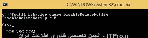 فعال کردن TRIM Support در هارد دیسک های SSD