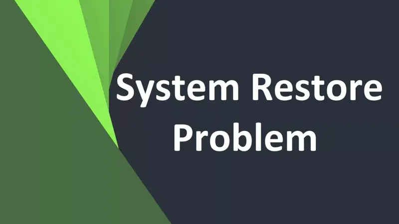 آموزش 3 روش حل خطای 0x800700B7 در System Restore
