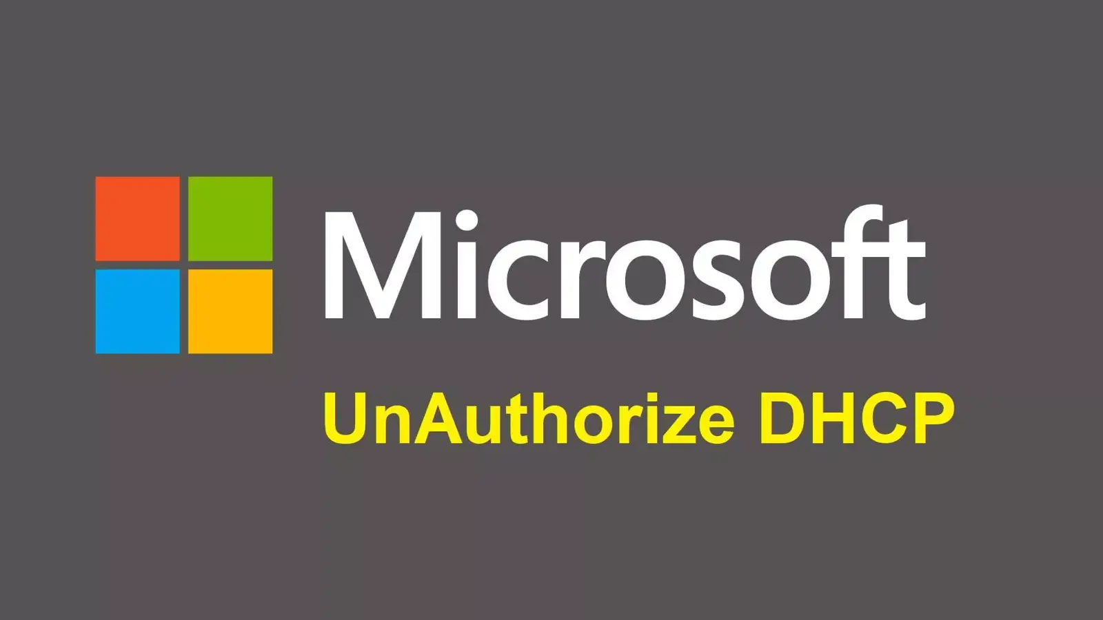 آموزش حذف DHCP های از مدار خارج شده از Authorized اکتیودایرکتوری
