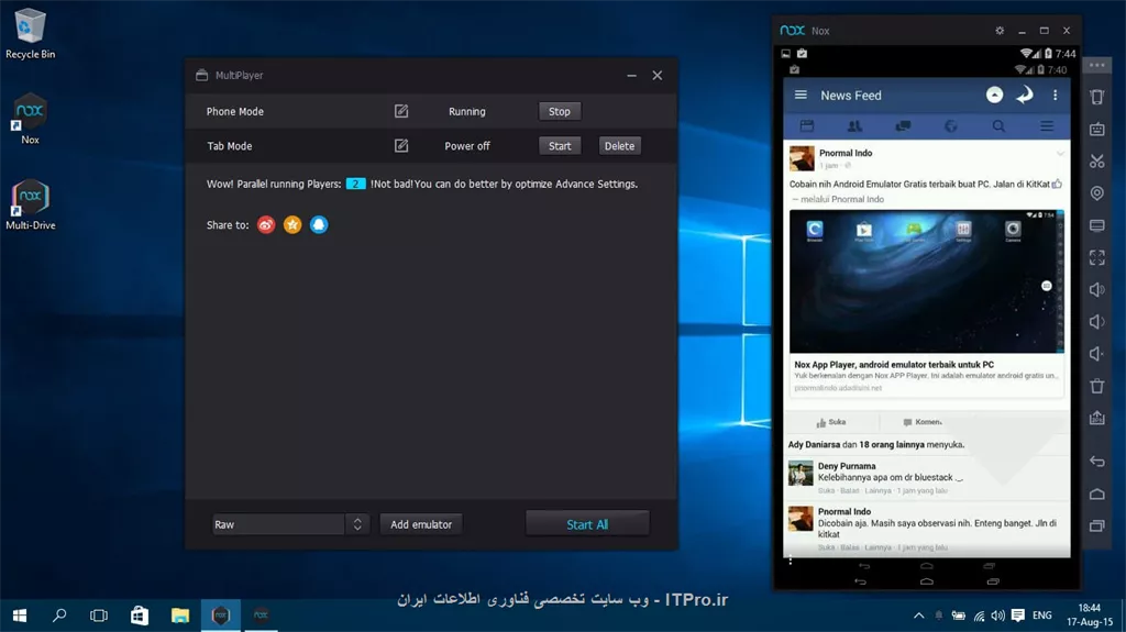 دوست عزیز بهتر از genymotion  نرم افزار NOX هست
||https://programming.tosinso.com/files/get/9d41e02b-5290-4998-a388-52e60b377dcc||
 
|لینک سایت NOX::https://www.bignox.com/|
