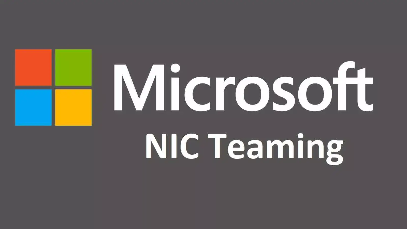 آموزش راه اندازی NIC Teaming در ویندوز سرور بصورت تصویری