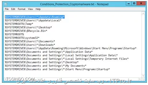 !! مسدودسازی اجرای یک برنامه ناشناس 
* ماشین های DC - Security-Center را روشن کنید 

* ماشین  PC1 را روشن کنید 

- Security-Center 

1- در Administration Console بروید 

2- باز کنید Application categories 

3- کلیک Create a category 

||https://tosinso.com/files/get/33bc6b30-e0bf-40a1-8f00-0d32864ae9ea||

4- روی بالاترین گزینه کلیک کنید 

||https://tosinso.com/files/get/a23db86e-9098-4d93-8bae-9478ce9cd228||

5- نام دسته بندی Protection_Cryptomalware و Next کنید 

||https://tosinso.com/files/get/aba2b412-021e-4b3d-ab8b-b1547107bdc5||

6- فایل Conditions_Protection_Cryptomailware.txt را کپی کنید و آن را باز کنید ( این فایل توسط نویسنده ایجاد شده و هدف فقط آموزش است )

||https://tosinso.com/files/get/68c5f0fd-5d60-4ca8-839c-2a67cc90b8bc||

7- حالا از لیست Add را بزنید 

8- در لیست روی Application folder بروید 

||https://tosinso.com/files/get/f3a41382-acd6-4d39-9b09-35767b6e59f0||

9- حالا به صورت زیر خط زیر را در Conditions_Protection_Cryptomailware.txt کپی کنید 

||https://tosinso.com/files/get/9e1025ce-f10d-423d-8e84-a275440243c9||

10- در مسیر زیر خط را پیست کنید 

||https://tosinso.com/files/get/5509d43d-9a6a-48da-bb1f-6cad62b582a5||

11- در واقع ما مسیر فایل Conditions_Protection_Cryptomailware.txt را شبیه سازی کردیم حالا Next کنید 

||https://tosinso.com/files/get/dfacface-3837-4b63-9166-3e4492815f23||

12- حالا Next را بزنید و در لیست روی KL category کلیک کنید 

||https://tosinso.com/files/get/8cad9a05-7be4-4399-b8b3-9c284af42110||

13- حالا تمامی باکس های KL categories انتخاب کنید و OK را بزنید 

||https://tosinso.com/files/get/a84d6c33-76c0-4043-8826-e7184808efce||

14- روی figuring conditions for exclusion of applications from categories و  Next کنید 

||https://tosinso.com/files/get/9159c9b1-50fc-4ccb-8786-939edc2881b4||

15- روی Finish کلیک کنید 

||https://tosinso.com/files/get/6d444193-2e2a-417a-9224-21ce81a39a19||

- تغییر در پالیسی برای جلوگیری از اجرای فایل توسط کاربران 

1- وارد Workstations و روی تب Policies کلیک کنید 

||https://tosinso.com/files/get/650bdf2e-5bea-4c36-8d08-2b9045254907||

2- حالا پراپرتیس KES 10 SP2 workstation policy را بگیرید 

3- حالا Application Startup Control باز کنید 

||https://tosinso.com/files/get/6e1cccdc-9a94-456e-bb5a-30a903e0825b||

4- کلیک کنید Add

||https://tosinso.com/files/get/f63b9598-8918-4f83-be93-93248dc08905||

5- روی OK کلیک کنید 

6- مجدداً OK را بزنید 

||https://tosinso.com/files/get/ba162616-d646-477f-9ff3-88c773081d39||

7- حالا منتظر باشید تا پالیسی اعمال شود 


نویسنده : سید احمد توسلی
منبع : |جزیره امنیت اطلاعات و ارتباطات وب سایت توسینسو::https://tosinso.com/security|
هرگونه نشر و کپی برداری بدون ذکر منبع و نام نویسنده دارای اشکال اخلاقی است