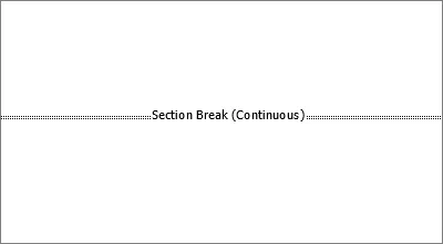 حذف Section Break