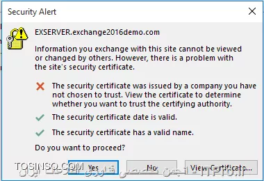 تنظیمات Certificate برای اکسچنج سرور ( Exchange Server Certificate )