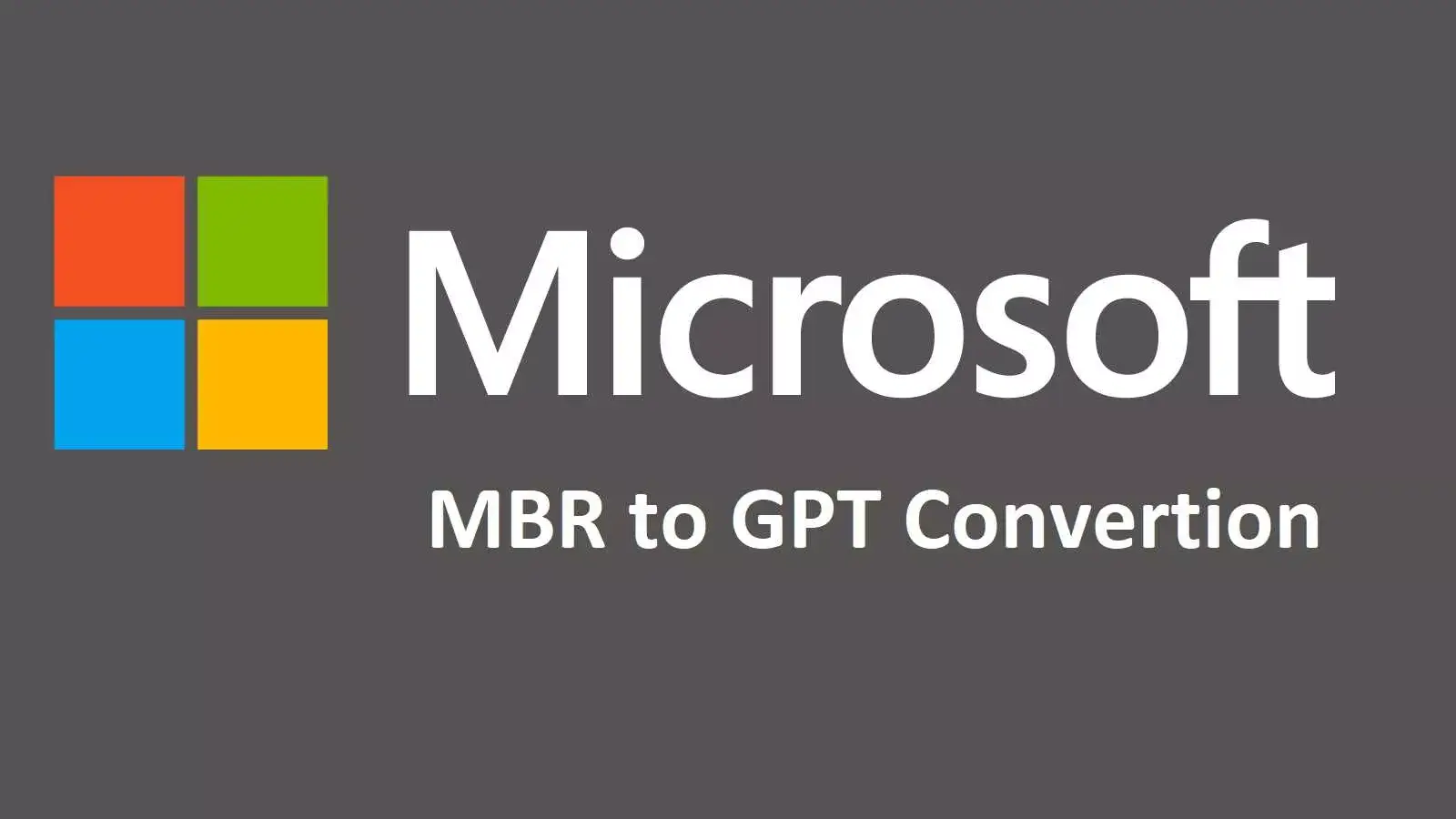 آموزش تبدیل پارتیشن MBR به GPT با 3 روش مختلف
