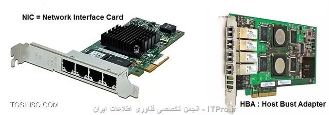 تفاوت HBA و NIC در چیست