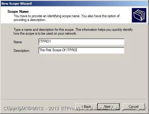 DHCP  یا Dynamic Host Configuration Protocol هسته ی یکی از سرویس های زیرساختاری شبکه محسوب می شود که مسئولیت ارائه IP آدرس ها و اطلاعات مربوط به DNS  سرورها به کلاینتها را بر عهده دارد. درمقاله |DHCP Option::http://www.tosinso.com/Articles/Details/541/DHCP%20Options| به معرفی Option ها و گزینه هایی که در نصب سرویس DHCP در ویندوز سرور 2008 به دانستن مفهوم آنها نیازمند بودیم پرداختم.در این مقاله به صورت تصویری نحوه ی نصب رول DHCP را توضیح خواهم داد و نگاهی گذرا به کنسول مدیریتی DHCP در ویندوز سرور 2008 خواهم داشت.

جهت نصب رول DHCP ، اولین موردی که باید به آن توجه داشت و پیش از نصب ،تنظیم مربوط به آن را چک کرد،داشتن Static IP سروری است که قصد نصب رول DHCP بر روی آن را دارید.در صورتی که سرور دارای Static IP نباشد،شما قادر نخواهید بود رول DHCP را بر روی آن نصب کنید.بعد از دادن IP دستی به سرور یا همان تنظیم Static IP باید طراحی های لازم جهت راه اندازی سرویس DHCP را انجام دهید.در طراحی باید موارد زیر را در نظر بگیرید:

* شبکه ای که قصد نصب این سرویس را بر روی آن دارید دارای چند سابنت و چه رنج IP می باشد؟
* IP آدرس های مر بوط به DNS سرور ،Default Gateway  و  دیگر سرورهای حیاتی و مهم در شبکه ،چه IP هایی هستند؟
*  سرویس DHCP مسئولیت ارائه خدمات به چندین کلاینت یا Device را در شبکه دارد؟
* سروری که قرار است سرویس DHCP بر روی آن نصب شود دارای چند کارت شبکه است ؟
* آیا نیاز شما اقتضا میکند که به روی هرکارت شبکه یک Scope  طراحی کنید یا نه ؟
* متناسب با تعداد کارتهای شبکه،چندین Scope خواهید داشت و کدام Scope بر روی کدام کارت شبکه قرار خواهد گرفت؟
* هر Scope باید از چه رنج IP شروع و تا چه رنج  IP ادامه داشته باشد.بهتر است Scopeها از قبل تعیین شوند.
* رنج IP مربوط به Exclusion Range را مشخص کنید.
* پیشنهاد می شود کلاینتهایی را که می خواهید IP آنها در Reservation Range قرار گیرند را مشخص کنید تا از قلم نیفتند.

!! نصب DHCP Role
جهت نصب رول DHCP ابتدا باید وارد کنسولServer Manager شوید،سپس گزینه Add Roles را انتخاب کنید:

 ||http://www.tosinso.com/files/get/49e7db6a-f526-430f-b283-eef0c7313ab5||
||http://www.tosinso.com/files/get/5ac7cf32-5bb3-4e9b-ba6e-ac73fd9855d5||
 سپس در میان رولهای نمایش داده شده در پنجره زیر،رول DHCP را تیک دارو گزینه Next را انتخاب کنید:

||http://www.tosinso.com/files/get/05e5b9ba-1932-4229-ad65-9ea4b7eeff08||
در صورتی که به سرور خود Static IP نداده باشید،در این مرحله اخطاری مبنی بر Static IP نبودن سرور و عدم امکان نصب رول DHCP را دریافت خواهید کرد.
در مرحله بعدی تعداد کارتهای شبکه ای که در سرور شما وجود دارند و شما می خواهید به روی آنها Scope های خود را تعریف کنید، نمایش داده خواهدشد. هرکدام از کارت شبکه هایی که می خواهید Scope های خود را به روی آنها تعریف کنید ،انتخاب یا تیک دار کنید.اصطلاح Connection Binding یعنی اینکه کدام رنجهای IP بر روی کدام کارت شبکه قرار گرفته باشند. 
همچنین شما درحین نصب رول DHCP  میتوانید دیگر تنظیمات مربوط به Scope ها را هم انجام دهید.در صورتی که تمایل داشته باشید Scope های خود را در همان کنسول مدیریتی DHCP انجام دهید،میتوانید از این مراحل بدون پر کردن گزینه های آن بگزرید.در اینجا ما انجام تنظیمات مربوط به Scope ها را به کنسول مدیریتی DHCP واگذار خواهیم کرد.

 ||http://www.tosinso.com/files/get/d954be2c-3741-4e67-87d9-2f18a1386ca6||
سپس در این مرحله مشخصات مربوط به Parent Domain یا دومینی که می خواهید DHCP  سرور بر روی آن فعالیت داشته باشد و همچنین مشخصات مربوط به DNS Server را وارد کنید و سپس گزینه Validate  را انتخاب کنید تا معتبر بودن DNS سرور شما بررسی و تایید شود.در صورت درست بودن IP مربوط به DNS سرور ، عبارت Valid همراه با تیک سبز رنگ در زیر آن قسمت ظاهر خواهد شد.در نهایت گزینه Next  را انتخاب کنید.

 ||http://www.tosinso.com/files/get/047dd83e-aab9-4ec0-9fa9-ef2a23c0e9e2||
در این مرحله در مورد سرویس WINS از شما سوال پرسیده می شود.در صورتی که در شبکه خود از این سرویس استفاده میکنید در اینجا IP مربوط به سرورهای آن را باید وارد کنید در غیر اینصورت گزینه اول را انتخاب و Next را بزنید:

 ||http://www.tosinso.com/files/get/c8f90b3b-bced-48bf-9612-0c8f1d61b39a||
همانطور که در بالانیز اشاره کردم شما میتوانید در حین نصب رول DHCP ، Scopeهای خود را نیز تعریف کنید .اینکار را در این مرحله از نصب رول می توانید انجام دهید.جهت تعریف Scope  کافی است گزینه Add را زده و اطلاعات خواسته شده مربوط به آن Scope را نیز وارد کنید.در غیر اینصورت گزینه Next را انتخاب کنید و وارد مرحله بعد شوید.
 
||http://www.tosinso.com/files/get/5a9b42e5-6711-44c5-8caa-de4dee95a345||
||http://www.tosinso.com/files/get/ae7a8e02-c12b-4299-9df7-3444b4a306d3||

در این مرحله در صورتی که از IPV6 استفاده میکنید میتوانید گزینه اول را جهت فعالسازی DHCPV6 انتخاب کنید.در غیر اینصورت گزینه دوم را انتخاب و Next را بزنید.
 
||http://www.tosinso.com/files/get/7e1dc8f1-17c7-45d1-b44f-abdf4f620325||

همانطور که از عنوان این پنجره بر می آید،در این قسمت نحوه Authorize کردن را انتخاب میکنید.اکتیودایرکتوری لیستی از DHCP سرورهای مجاز را در خود ذخیره میکند .جهت ذخیره و معرفی این DHCP سرور به اکتیودایرکتوری ،در این قسمت کاربری که در اکتیودایرکتوری است را وارد میکنید.در گزینه اول کاربری که با آن مشغول نصب این سرویس می باشید را انتخاب میکند که معمولا این کاربر ادمین است.در گزینه دوم شما نام کاربر دیگری را میتوانید وارد کنید.در گزینه ی آخر هم می توانید از ذخیره و معرفی این DHCP سرور به اکتیودایرکتوری خودداری کنید و گزینه Next را انتخاب کنید.اما همانطور که میبینید در پایین گزینه سوم به شما این هشدار را میدهد که این DHCP سرور برای اینکه بتواند در اکتیودایرکتوری سرویس دهد باید در آن Authorize شود.به هر حال این انتخاب شما می باشد.در نهایت گزینه Next را انتخاب کنید.

||http://www.tosinso.com/files/get/eabf314e-768e-4890-88cc-f4cadc3d7c7a||
 
در آخر خلاصه ای از اطلاعاتی که وارد کرده اید را به شما نمایش میدهد  و شما با زدن کلید Install این اطلاعات را تائید و نصب رول DHCP را آغاز میکنید.در صورتی که قسمتی از اطلاعات به درستی وارد نشده است گزینه  Previous را انتخاب و آن قسمت مورد نظر را اصلاح کنید.

||http://www.tosinso.com/files/get/7cf3ecd5-e7f5-4656-b614-a0ea465ad130||
 
با انتخاب گزینه Install ، رول DHCP شروع به نصب میکند.

||http://www.tosinso.com/files/get/be4b7009-f294-4b9d-9161-aa79f43cf497||
 
و در نهایت رول DHCP نصب می شود:
 
||http://www.tosinso.com/files/get/ab71f3f7-eae5-4fe1-900c-ecf8be4eeb96||

جهت وارد شدن به کنسول مدیریتی DHCP سرور از طریق منوی استارت،گزینه Administrative Tools و سپس DHCP را انتخاب کنید یا در Run تایپ کنید: dhcpmgmt.msc

شکل زیر نمایی از کنسول مدیریتی DHCP سرور است:

||http://www.tosinso.com/files/get/9d02c750-7c35-4dc4-9607-627f90456827||

!! ایجاد Scope جدید
برای ایجاد یکScope جدید در کنسول مدیریتی DHCP ،بر روی IPV4 راست کلیک کرده و گزینه New Scope را انتخاب کنید.سپس مراحل زیر را با دقت دنبال کنید:
 
||http://www.tosinso.com/files/get/34d01466-0152-4896-8166-7742f011fd8f||
||http://www.tosinso.com/files/get/b252e709-06b6-4010-9263-7b276c3ccf82||
 
در این پنجره باید برای Scopeی که می خواهید ایجاد کنید نامی انتخاب کنید و برای آن می توانید توضیحاتی را در قسمت Description اضافه کنید.Description در مواقعی که تعداد Scope ها زیاد باشد بسیار کاربردی می باشد.سپس گزینه Next را انتخاب کنید:

||http://www.tosinso.com/files/get/9fe64976-e2b7-4ee8-a34d-03144fc29c63||
 
در این پنجره،رنج IP ی که می خواهید آن Scope داشته باشد را مشخص می کنید.به خاطر داشته باشد که در End IP ، 8 کاراکتر آخر نمی تواند بیشتر از 254 باشد(همانطور که می دانید از 255 جهت Broadcast استفاده می شود). متناسب با رنج IP ی که واردمیکنید و کلاسی که آن رنجIP دارد،در قسمت پایین به صورت خودکار Subnet پر می شود:

||http://www.tosinso.com/files/get/47653958-410e-44a5-b8e7-0848a93487fa||
 
در پنجره بعدی شما آن رنجی را که می خواهید به عنوان Exclusion Range در نظر بگیرید را تعریف میکنید.شما می توانید بیش از یک Exclusion Range تعریف کنید.همانطور که میبینید در اینجا دو رنج IP برای Exclusion Range در نظر گرفته شده است:
 
||http://www.tosinso.com/files/get/a4f5cca4-1815-44ae-b36d-1cdd28af941b||

همانطور که از اسم این پنجره بر می آید،شما در اینجا مدت زمانی را که می خواهید IP ها را به کلاینتها قرض بدهید را تعریف می کنید،این مدت زمان یا همان Lease Duration به صورت پیش فرض 8 روز در نظر گرفته شده است که می توانید آن را تغییر دهید:
 
||http://www.tosinso.com/files/get/1fa23d7d-5a2b-4f5b-869f-22e83d7dde20||

در پنجره بعدی مشخص میکنید که آیا می خواهید تنظیمات مربوط به Option های DHCP را انجام دهید یا نه؟در اینجا جهت انجام این تنظیمات گزینه اول انتخاب شده است:

||http://www.tosinso.com/files/get/4ceda800-8a6c-42b8-bc71-0fe5f861c063||
 
Default Gateway های خود را در این قسمت تعریف و سپس Next را انتخاب کنید:

||http://www.tosinso.com/files/get/0a0c83ef-0d91-43c0-a71e-efbd5718af35||
 
در مرحله بعدی نام دومین و مشخصات مربوط به DNS Server را وارد کنید و گزینه Next را انتخاب کنید:

||http://www.tosinso.com/files/get/0d7d3874-6843-4b34-b2b7-09fbfae2d0b7||
 
در صورتی که از سرویس WINS استفاده میکنید اطلاعات مربوط به آن را وارد کنید ،در غیر اینصورت هم مجددا گزینه Next را انتخاب کنید:

||http://www.tosinso.com/files/get/2240e1fe-d43e-46a4-acea-a66de90341e7||
 
در این پنجره از شما پرسیده می شود که آیا می خواهید Scope مورد نظر را فعال کنید یا خیر؟در اینجا گزینه اول جهت فعالسازی Scope انتخاب شده است:
 
||http://www.tosinso.com/files/get/ae9083c0-05aa-4546-8595-30643ec0ff85||

و در نهایت با انتخاب گزینه Finish ،Scope  مورد نظر شما ایجاد خواهد شد:

||http://www.tosinso.com/files/get/51623f82-3668-4d53-b0c8-d0787a10bc3c||
 
و این هم نمایی از Scope ی که ایجاد کرده اید:

||http://www.tosinso.com/files/get/883a7d9c-1a06-417e-a07a-e6b23a5ec24f||
 
!! Scope Options
*Address Pool:*
کلیه IPهای مربوط به Scopeی که تعریف کرده اید در این قسمت قرار دارند.

*Address Lease:*
هر کلاینتی که در شبکه بالا بیاید و از سرویس DHCP ، IP دریافت کند در قسمت Address Leases ظاهر خواهد شد.

*Reservation:*
جهت اختصاص دادن Static IP به برخی از کلاینتهای بخصوص در این قسمت می توانید IP را برای آن کلاینتها را تعریف کنید.بر روی Reservation راست کلیک کرده و New Reservation را انتخاب کنید و سپس اطلاعاتی که از شما خواسته شده است را وارد کنید:
 
||http://www.tosinso.com/files/get/b47b5539-2d25-4c5f-b24d-f18d5fc240f3||
||http://www.tosinso.com/files/get/e98f70a0-d7bf-48f1-8320-e8e8f797e3f0||
 
*Scope Option:*
در این قسمت می توانید تنظیمات مربوط به Scope را ایجاد یا تغییر دهید.بر روی Scope option راست کلیک و گزینه Configure Option را انتخاب کنید:
 
||http://www.tosinso.com/files/get/1519b44e-51b7-4855-90d5-944f365797c0||
||http://www.tosinso.com/files/get/124f24c0-3cf9-4966-8522-dc9ef93f2115||
 
!! نتیجه گیری
DHCP یکی از سرویس های پایه ای و اساسی در شبکه محسوب می شود که تعریف،نصب و راه اندازی آن همانند دیگر سرویس های مهم شبکه نیازمند دقت و طراحی  می باشد.در این مقاله سعی شد نگاهی بر مبانی لازم جهت نصب و راه اندازی این سرویس مهم را  ارائه دهم.


نویسنده : فاطمه قرباوی
منبع : |جزیره سرویس های شبکه مایکروسافت وب سایت توسینسو::https://tosinso.com/microsoft|
هرگونه نشر و کپی برداری بدون ذکر منبع دارای اشکال اخلاقی می باشد. 