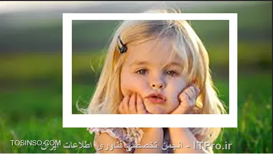 فقط میخوام از حاشیه سفید رنگ کپی کنم و  مثل شکل بالا ایجاد کنم 