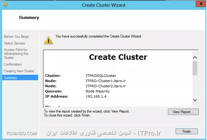 آموزش راه اندازی failover clustering در ویندوز سرور 2012 و SQL سرور