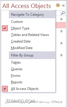آموزش اکسس 2016 (Access) قسمت 10 :  کار با جداول 