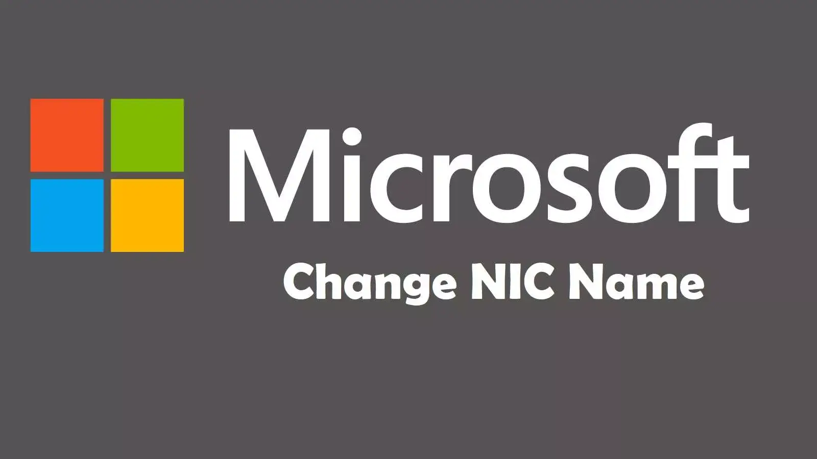 آموزش تغییر نام کارت شبکه های دومین با گروپ پالیسی : NIC Name