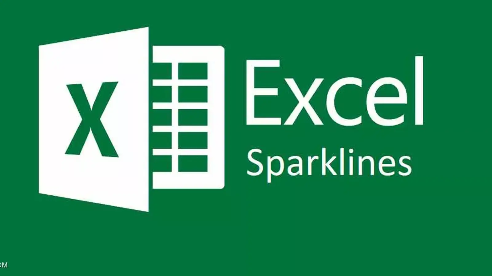 Sparklines چیست؟ آموزش رسم نمودار در تک تک سلولهای اکسل (Excel)