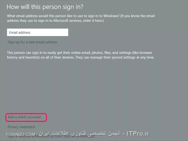 آموزش کار با family safety