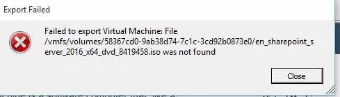 سلام و خسته نباشید 
دوستان من میخوام از یک VM در esxi فایل ovf تهیه کنم که یک خطا میده.||https://tosinso.com/files/get/a492ba81-79f4-47d5-b8dc-420a061886cb||