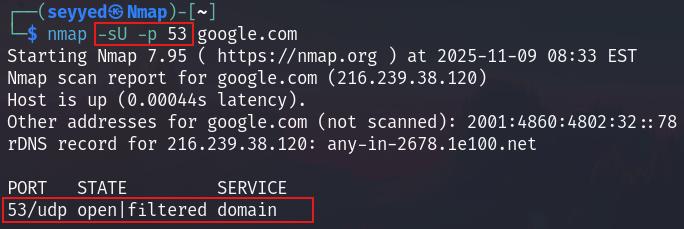 آموزش استفاده از ابزار Nmap