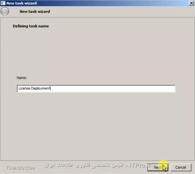 با سلام خدمت اساتید محترم و دوستان عزیز،در مطلب گذشته در مورد |طریقه نصب کنسول مدیریتی کسپرسکی::https://tosinso.com/articles/42652/%d8%a2%d9%85%d9%88%d8%b2%d8%b4-%d8%aa%d8%b5%d9%88%db%8c%d8%b1%db%8c-%d9%86%d8%b5%d8%a8-%da%a9%d9%86%d8%b3%d9%88%d9%84-%d9%85%d8%af%db%8c%d8%b1%db%8c%d8%aa%db%8c-%da%a9%d8%b3%d9%be%d8%b1%d8%b3%da%a9%db%8c-(Kaspersky)| آموزشش رو خدمتتون دادم و امروز میخوایم باهم روش های اضافه کردن لایسنس جدید رو به این کنسول مرور کنیم.در مطلب قبلی دوستان پرسیده بودند که این کنسول مدیریت به چه دردی میخوره که اگر با این مطالب همراه باشند در طول آموزش متوجه کارامدی این کنسول میشند ولی به طور اختصار خدمتتون ، عرض کنم که شما از طریق این کنسول و با ایجاد Task های مختلف میتونید از راه دور روی تمامی کلاینتاتون آنتی ویروس نصب کنید،اگر آلوده شدند متوجه بشید که کدوم دستگاه آلوده شده،پالیسی هایی نظیر بستن USBها اعمال کنید و... که در طول روزهای آتی به اونها میپردازیم. خوب میریم سراغ این آموزش:

*روش اول*

بعد از اجرای کنسول مدیریتی برای اضافه کردن لایسنس به قسمت Repositories رفته و به قسمت Keys بروید

||http://tosinso.com/files/get/aafc0a32-7597-4388-9bb8-a43f797f62fa||

در این مرحله شما برای اضافه کردن لایسنس در کنسول از 2 راه میتونید اقدام کنید که برای تنوع اول، راه دوم رو میریم.

خب در این قسمت Add Key رو انتخاب کنید

||http://tosinso.com/files/get/9be9c72b-370a-4cad-aed9-e56154ad914d||

سپس گزینه ی Load from key file رو انتخاب کنید

||http://tosinso.com/files/get/ef1ef067-26f6-4ef5-9531-04979fdffcc1||

در این قسمت باید لایسنس رو معرفی کنید،پس Select رو انتخاب کنید

||http://tosinso.com/files/get/0850993a-8fc6-4ae7-beb0-7cd8c584577f||

در صفحه ای که باز میشه مسیر لایسنس رو پیدا کنید و یکی از لایسنس هاتون رو انتخاب کنید

*توجه*
در پوشه ی لایسنس شما 2 عدد لایسنس باید داشته باشید که یکی مخصوص فعال کردن امکانات کنسول و دیگری مخصوص کلاینتها و سرور هاست.

معمولا لایسنس اول مربوط به کنسول و لایسنس دوم مخصوص کلاینتها و سرورها میشه.

||http://tosinso.com/files/get/02b9f223-5522-4404-8952-45b58e3a16d3||

بعد از اینکه لایسنس رو انتخاب کردین،مطمئن بشید که گزینه ی Automatically deploy key to managed computers رو فعال کرده باشین و بعد Next رو انتخاب کنید

||http://tosinso.com/files/get/69f3ad10-4994-4c49-bea7-d75d16c07357||

دیگه کار تمومه و Finish رو انتخاب کنید

||http://tosinso.com/files/get/517d44af-dd28-425a-aff3-48c5a0594162||


*روش دوم*

خب قرار شد که دوم،روش اول رو بگیم

مثل روش اول بعد از اجرا کردن کنسول به قسمت Repositories برید و به قسمت Keys برید و Add key رو انتخاب کنید

||http://tosinso.com/files/get/83224c8b-39c4-48b3-97f3-df7b66027e23||

در این صفحه گزینه ی Enter activation code رو انتخاب کنید

||http://tosinso.com/files/get/321795ea-feb5-4a06-92ac-9fdafd9bb3ce||

تو این قسمت باید کد لایسنس رو بدست بیارید،پس به فولدر لایسنستون برید و فایل Activation code رو که به صورت txt هست رو اجرا کنید

||http://tosinso.com/files/get/008ee9e3-3fa8-4a0d-ac82-647a845cf700||

تو صفحه ای که باز میشه کد لایسنس رو کپی کنید

||http://tosinso.com/files/get/f5062a42-ec91-43ea-a5a0-dd1ad28e55e5||

حالا کد کپی شده رو تو این قسمت paste کنید و از فعال بودن Automatically deploy... هم مطمئن باشید و Next رو انتخاب کنید

||http://tosinso.com/files/get/541d74fc-9d9e-4669-8068-b274c8945cde||

تو این قسمت باید سرورتون به اینترنت وصل باشه تا فایل لایسنس دریافت بشه .بعد از اینکه این مرحله تموم شد Next رو انتخاب کنید

||http://tosinso.com/files/get/eb5c472c-df48-4700-8c5e-bbea83ab0159||

خوب این روش هم به اتمام رسید و Finish رو انتخاب کنید

||http://tosinso.com/files/get/517d44af-dd28-425a-aff3-48c5a0594162||


*روش سوم*


خب امیدوارم که خسته نشده باشید

این روش یکم پیشرفته تر از 2 روش قبلی هست که با هم میریم جلو و بررسیش میکنیم

خب در مرحله ی اول به قسمت Managed computers برید و از سمت راست Tasks رو انتخاب کنید و روی Create a task کلیک کنید

||http://tosinso.com/files/get/ee34c446-f78e-4211-b187-d39b2ff02669||

تو این قسمت اسم Task لایسنس رو تعیین کنید و Next رو بزنید

||http://tosinso.com/files/get/a5e3fbd5-8a48-447c-bdf6-358dcfc64b74||

در اینجا ورژن آنتی ویروس مورد نظرتون رو انتخاب کنید و گزینه ی Add key رو انتخاب کنید و Next رو بزنید

||http://tosinso.com/files/get/3df52119-00c3-4f09-a4f2-671746256904||

تو این مرحله باز هم میتونید از 2 حالت برای معرفی لایسنس استفاده کنید که Activation code و Key file هستند که در صورتی که فایل لایسنس رو روی سیستم دارید(قبلا add کردیم باهم دیگه)

حالت دوم رو انتخاب میکنیم و Select رو انتخاب میکنیم

||http://tosinso.com/files/get/eba27bb5-4721-464b-8687-bb552bff0610||

در اینجا هم 2 حالت میتونید استفاده کنید.یا فایل رو از یه محل بخصوص معرفی کنید یا فایل لایسنس رو اگه قبلا تو کنسول وارد کردین و الان میخوایم Task اون رو بسازیم انتخاب میکنیم

||http://tosinso.com/files/get/d087774c-b77b-492c-8475-fe8cb60f655a||

اگه گزینه ی Key from kaspersky security center رو انتخاب کرده باشید این صفحه براتون نشون داده میشه که با انتخاب اون و OK کردن،لایسنس به Task اعمال میشه

||http://tosinso.com/files/get/33356a25-f23d-4ec8-a358-bb1865ce5cde||

اگر هم که Key file from folder رو انتخاب کرده باشید باید لایسنس رو از آدرس مربوطه انتخاب کنید

||http://tosinso.com/files/get/a909108a-0b8d-4e1d-83a7-6687cdf5c006||

حالا الان میبینید که لایسنس وارد شده و اضافه شده به Task و شما عزیزان کافیه که Next رو بزنید

||http://tosinso.com/files/get/2cb01fc2-ff8a-432d-b54d-9c01d3dac5ea||

تو این قسمت باید زمان اجرا شدن Task رو تعیین کنید و تنظیمات رو ترجیحا به همین شکل انجام بدبد و Next رو انتخاب کنید

||http://tosinso.com/files/get/a0c3f38f-50bb-4d05-a9c7-44d3e6fdc067||

دیگه این روش هم به اتمام رسیده و اگه گزینه ی Run task after wizard complete رو بزنید،Task شروع به کار میکنه

||http://tosinso.com/files/get/b9028f83-2e3b-4dc7-9c2e-68b89efe43de||

*روش چهارم*

این روش برای اضافه کردن اون لایسنسی هست که گفتم مخصوص کنسول مدیریتی هست

تو صفحه اصلی روی Administration Server رایت کلیک کنید و Properties بگیرید

||http://tosinso.com/files/get/4fdec48b-cacc-4188-9eb6-c4b0888229cf||

به قسمت Keys برید و از سمت راست Modify رو انتخاب کنید

||http://tosinso.com/files/get/0ee15f7c-6eec-4381-8047-12526c03c96a||

اگه قبلا لایسنس رو تو قسمت Repositories کنسول وارد کرده باشیم میتونیم تو این قسمت اونو انتخاب کنیم در صورتی که غیر از این بود Add رو بزنید

||http://tosinso.com/files/get/49f49a39-fa96-4101-8375-216f1b6a9e54||

این قسمت رو هم که 3 بار با هم مرور کردیم،پس گزینه ی Load from key file رو انتخاب کنید

||http://tosinso.com/files/get/2ca6a6f5-2238-4989-9c4a-1433f5cef5a0||

سپس Select رو انتخاب کنید

||http://tosinso.com/files/get/80912524-f803-4171-988a-1484e8f1d23e||

لایسنس مورد نظرتون رو انتخاب کنید

||http://tosinso.com/files/get/7790c174-7557-4b4b-b7e1-8a2cac163322||

حالا Next رو انتخاب کنید

||http://tosinso.com/files/get/7aef1844-be8f-4402-a687-8776712eee3c||

خب لایسنس شما با موفقیت add شده و میتونید finish رو بزنید

||http://tosinso.com/files/get/6b33c823-cead-4b27-8f44-600f7a29989a||

حالا الان میبینید که تو قسمت Keys لایسنس شما نشون داده میشه و کافیه که OK کنید

||http://tosinso.com/files/get/c66e6050-e221-4d65-8aaa-35e81954f2dc||

در آخر هم ازتون خواسته میشه که برای اعمال تغییرات یک بار کنسول رو ببندید و باز کنید

||http://tosinso.com/files/get/5d8aa72c-f203-45b1-bb74-c8b5d32caf19||

خوب دوستان عزیز 4 روش اضافه کردن لایسنس رو به کنسول مدیریت با هم مرور کردیم که امیدوارم مفید واقع شده باشه براتون و خسته نشده باشید

انشالله به زودی آموزش های دیگه ای از قابلیت های این کنسول رو براتون آماده میکنم.

نویسنده : مهدی عسکری
منبع : |جزیره امنیت اطلاعات و ارتباطات وب سایت توسینسو::https://tosinso.com/security|
هرگونه نشر و کپی برداری بدون ذکر منبع و نام نویسنده دارای اشکال اخلاقی است