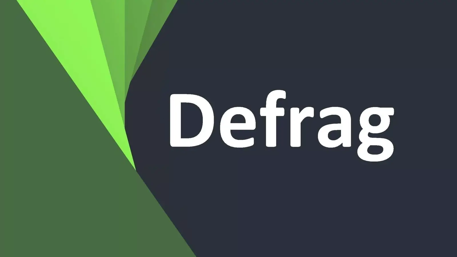 آموزش دیفرگ (Defrag) کردن ویندوز : بالا بردن سرعت هارد دیسک
