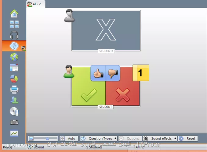در این آموزش قصد دارم نحوه راه اندازی و استفاده از نرم افزار Net Support School رو بر روی VMware به صورت شماتیک توضیح بدم گرچه این روش در عمل کاربردی نداره ولی یک روش تمرینی خوب برای یاد گرفتن این نرم افزار کاربردی است. قسمت اول این اموزش مربوط به راه اندازی ماشین مجازی هست (اگر اشنایی دارید به بخش دوم مراجعه کنید) و بخش دوم استفاده از نرم افزار Net Support  ، در این مطلب آموزشی بر اساس یک سناریو نصب و راه اندازی VMWare و اتصال آنها به اینترنت و ایجاد یک شبکه داخلی و سپس راه اندازی نرم افزار کاربردی Net Support بر روی 3 ماشین VMWare که یکی از آنها به عنوان دستگاه معلم (Tutor) و 2 دستگاه دیگر به عنوان دانشجو (Student) شبیه سازی میشود.بر طبق این سناریو به ترتیب زیر 3 ماشین VMWare ایجاد میشود.
قدم اول : ایجاد یک ماشین مجازی جدید به ترتیب زیر:
||http://tosinso.com/files/get/c422d8d5-5359-4b5d-90c2-fcb1334963ef||
قدم دوم : یکی از دو حالت Typical یا Custom را انتخاب کرده و Next را میزنیم.
||http://tosinso.com/files/get/823e8f27-f990-4c0b-aecc-6d8c7c62d77e||
قدم سوم : در این مرحله میتوانیم محل فایل ایزوی ویندوز 8 را مشخص کرده و یا ان را به بعد موکول کنیم.
||http://tosinso.com/files/get/e76fa852-0add-402d-bf8f-fbc98eacfa0f||
قدم چهارم : در این مرحله نوع سیستم عامل و ورژن محصول را انتخاب میکنیم.
||http://tosinso.com/files/get/cf51fbad-5deb-4a73-a59a-382aec627b84||
قدم پنجم : نام ماشین مجازی را مشخص میکنیم.
||http://tosinso.com/files/get/3e1aa1aa-a0ca-4a3f-a1b6-4395d6e32c1f||
قدم پنجم : سپس با زدن Customize Hardware میتوانیم تنظیمات سخت افزاری ماشین مجازی را به دلخواه خود انجام دهیم.
||http://tosinso.com/files/get/25545a3a-c7b0-4914-b95c-03aed588ef1b||
قدم ششم : در این مرجله مقدار RAM ماشین مجازی را از طریق اسکرول تعبیه شده در سمت راست تعیین میکنیم
||http://tosinso.com/files/get/da09ec39-1df7-4d9b-aac9-fd883305fda9||
قدم هفتم : سپس تعداد پردازنده ها را مشخص میکنیم.
||http://tosinso.com/files/get/1d0edb30-b02e-40c6-85c2-5574c6e1d227||
قدم هشتم : در این مرحله حالت کارت شبکه خود را تعیین میکنیم. با توجه به شکل زیر 5حالت کارت شبکه مجازی در Vmware در نطر گرفته شده است که با توجه به سناریو NAT میتواند بهترین گزینه باشد.(نیاز به انصال هر ماشین به اینترنت بوده و ماشین ها باید به یکدیگر متصل شده و همدیگر را ببینند.)
||http://tosinso.com/files/get/f8e997b9-4baa-4268-86ad-4f2e0f0222f0||
قدم نهم : سپس مسیر فایل ایزوی سیستم عامل را تعیین میکینم.(در این سناریو هر 3 ماشین VM ویندوز 8.1)
||http://tosinso.com/files/get/87f047ce-6fe4-4f63-b3d0-e83871c302d7||
قدم دهم : سپس ویندوز 8 را نصب میکینم.
||http://tosinso.com/files/get/216fe59a-573e-4caa-ab1b-b3cd65d782ed||
قدم یازدهم : بعد از نصب هر VM میبایست برای هر ماشین VM Tools را هم برای راحتی کار و همچنین انتقال فایل نصب نرم افزار net support به ترتیب زیر نصب میکنیم
||http://tosinso.com/files/get/63d756e9-0dce-49e3-9133-8748cf1b65d6||
 قدم دوازدهم : همانطور که در شکل زیر میبینیم درایو مجازی VM Tools بر روی ماشین مجازی Mount شده و به راحتی کار نصب را انجام میدهیم.
||http://tosinso.com/files/get/e50fa9fe-5369-4f2f-9595-7865d66f7ae8||
قدم سیزدهم : فایل نصب نرم افزار Net Support را از سایت www.netsupportschool.com دانلود کرده و با توجه به نصب VM Tools فایل setup را به راحتی بر روی هر 3 ماشین کپی میکنیم.
||http://tosinso.com/files/get/3a7ac53b-a43d-4d6b-a562-f58857315000||
قدم چهاردهم : سپس بر روی ماشین Tutor فایل setup نرم افزار net support را اجرا کرده و آن را نصب میکنیم. و مراحل زیر را تا نصب کامل نرم افزار طی میکنیم.
||http://tosinso.com/files/get/1649c9b5-40b6-4119-87ab-30d4c5267f1f||
||http://tosinso.com/files/get/458a6a5a-586b-49d4-8109-ecc8097e1ae5||||http://tosinso.com/files/get/96eafb8c-56d5-477e-81ed-88eac296b9d5||
قدم پانزدهم : در این مرحله نوع کاربری net support را مشخص کرده که بر طبق سناریو برای یک ماشین Tutor و برای 2 ماشین student را نصب میکنیم.
||http://tosinso.com/files/get/36d33d42-ebea-40f2-980b-3f4f6ae16b1b||
||http://tosinso.com/files/get/db9bcd32-9c35-4e83-a9dd-cdb9e4ef1133||
قدم شانزدهم : بعد از اتمام نصب net support بر روی 3 ماشین مجازی در صورتی که هر 3 ماشین دسترسی به اینترنت نداشته باشند مراحل زیر را انجام میدهیم. ابتدا از منوی Edit گزینه Virtual Network Editor  را انتخاب کرده.
||http://tosinso.com/files/get/c7dc2761-ebdd-41a8-81d8-69dc5c804b73||
قدم هفدهم : با توجه به سناریوی تعیین شده برای هر 3 ماشین کارت شبکه در حالت NAT قرار داده شده در Virtual Network Editor بر روی VMnet 8 کلیک کرده تا تنطیمات NAT برای ماشین مجازی را انجام دهیم. همینطور که مشخص است کارت شبکه  در حالت NAT که بر روی سیستم عامل کامپیوتر میزبان ایجاد شده دارای محدوده IP : 192.168.113.0 بوده و بنابراین به منطور ایجاد ارتباط بین 3 ماشین مجازی این 3 ماشین هم باید از همین range ای پی اختصاص داده شود. به این منظور باید تیک use local DHCP service to distribute ip address to VMS را زده تا به هر سه ماشین از رنج IP مورد نطر به صورت اتوماتیک داده شود.(با این کار هم دسترسی به اینترنت برای 3 ماشین فراهم شده و هم هر 3 ماشین همدیگر را دیده و میتوانند با یکدیگر ارتباط درون شبکه ای داشته باشند.
||http://tosinso.com/files/get/3424910e-2f2b-4255-866e-2e8218e5e0ae||
بعد از این کار بر روی ماشین Tutor  آی پی های 2 ماشین دیگر را ping کرده تا از داشتن ارتباط اطمینان حاصل کنیم. بدین صورت هر 3 ماشین مجازی آماده برقراری ارتباط از طریق net support را داشته و میتوانیم محیط آموزشی net support را استفاده کنیم.
1- ایجاد یک room مجازی در ماشین Tutor: با اجرای نرم افزار net support پنجره زیر باز شده و استاد باید فیلدهای مربوطه را به ترتیب زیر پر کرده و سپس اتاق مجازی آموزشی را ایجاد کند.
||http://tosinso.com/files/get/20e36747-eb63-4f1c-9b77-ff19a8514c73||
2- بعد از کلیک کردن بر روی دکمه new پنجره زیر باز شده و استاد باید یکی از حالتهای زیر را به عنوان شروع کننده کلاس انتخاب کند. مورد اول Room Mode میباشد که این حالت به شما اجازه میدهد که کامپیوترهای داخل یک کلاس را گروه بندی کرده و دانشجویان میتوانند به این اتاق اموزشی برای شروع کلاس بپیوندند. حالت دوم  PC Mode میباشد که به شما اجازه میدهد که یک تعدادی کامپیوتر را که با هم در یک اتاق در اتصال هستند از طریق کابل را به هم متصل کرده و یک کلاس مجازی آموزشی تشکیل دهید. حالت سوم User Mode میباشد که به شما اجازه میدهد یک تعداد دانشجو را با استفاده از پروفایل های انها به کلاس اضافه کنید. حالت چهارم یک حالت ساده بوده که در ان شما به سادگی میتوانید شبکه موجود را جستجو کرده و همه دانشجویان را به کلاس مورد نظر اضافه کنید.
در این سناریو ما از حالت دوم استفاده میکنیم.
||http://tosinso.com/files/get/6b6cc5f8-5dcb-4fc8-8146-14b1744ccfa2||
3- در این مرحله پنجره Create Class باز شده و در این مرحله باید PC های دانشجویان کلاس را ابتدا جستجو کرده و سپس همه انها رو به کلاس اضافه کنیم.
||http://tosinso.com/files/get/be28d2da-cf20-4773-b06f-c3fdb16da00a||
||http://tosinso.com/files/get/7661349e-a09e-4f09-92e9-af40f2774d9b||
4-دبعد از ایجاد کلاس پنجره اصلی نرم افزار به صورت زیر میباشد و دانشجویان اضافه شده قابل روئیت میباشند.
||http://tosinso.com/files/get/4b4fd644-7999-4cf0-a5d8-3299d62a5923||
5- تب دوم این اجازه را به استاد داده تا نمایی از desktop های دانشجویان حاضر در کلاس را روئیت کرده و به نوعی انها را کنترل کند. علاوه بر ان استاد قادر است با کلیک کردن بر روی هر کدام از پنجره های پیش نمایش دسکتاپ دانشجویان به صورت remote به کامپیوتر دانشجوی مورد نظز دسترسی پیدا کند.
||http://tosinso.com/files/get/ace1446a-e122-460d-9987-f9b463cb2894||
6- در تب سوم که با ایکون های هد ست مشخص شده است استاد قادر است با کلیک بر روی Announce نوعی اطلاع رسانی را به دانشجویان ارسال کند. علاوه بر این استاد قادر بوده که با برداشتن تیک های بلندگو و میکروفون انها را از در کامپیوترهای دانشجویان از کار بیندازد.
||http://tosinso.com/files/get/9f032a1c-4787-4699-b565-85d2642adce8||
||http://tosinso.com/files/get/0379be7c-1a46-4d1c-b867-a36e50371cf6||
7-  در تب بعدی استاد قادر بوده که انواع سوالات را برای کل کلاس یا بخشی از کلاس مطرح کرده و جواب را هم از سوی دانشجویان دریافت کند.
||http://tosinso.com/files/get/c43fd40a-56a3-4579-afa2-0d3c41e151c3||
اولین مدل از سوالات First to answer میباشد که استاد با مطرح کردن یک سوال در کلاس گزینه مورد نظر را کلیک کرده و دانشجویان بر روی کامپیوترشان با پیغام زیر مواجه شده و اولین دانشویی که بر روی answer کلیک کند قادر خواهد بود تا سوال را جواب دهد.
||http://tosinso.com/files/get/95439e52-493b-4c49-9402-0a32e6e1f655||
||http://tosinso.com/files/get/38b943ed-8471-4716-adaf-fb8c6d71ded0||
بعد از پاسخ دادن به سوال بر روی پروفایل دانشجوی مورد نطر به شکا زیر 2 گزینه تیک و ضربدر در اختیار استاد قرار گرفته و صحیح یا نا درست بودن پاسخ دانشجوی مورد نظر را میتواند تعیین کند. 
||http://tosinso.com/files/get/a7d4b650-28eb-4d96-9b8f-c848ea3d257f||
در صورت درست بودن پاسخ دانشجوی مورد نظر یک ستاره به عنوان جایزه دریافت میکند.
||http://tosinso.com/files/get/fe29b122-7d8d-4d88-9c36-c5a5c5ab42fc||
نوع دوم سوال Enter an answer میباشد .
||http://tosinso.com/files/get/f0be3aa6-ecc8-4a26-83aa-4baf570f662d||
در این حالت استاد پاسخ صحیح را در کادر مورد نظر وارد کرده و بعد از مطرح کردن سوال بر روی Go کلیک کرده .
||http://tosinso.com/files/get/fea2b766-7725-41c2-952c-fadb8d7d2639||
همانطور که در شکل زیر نشان داده شده به محض کلیک کردن Go توسط استاد پنجره ای به شکل زیر در PC های دانشجویان ظاهر شده است
||http://tosinso.com/files/get/4e008f76-53c9-4d19-a40e-2e7d0117e3c1||
 و بعد از اتمام زمان تفکر دانشجویان قادر به پاسخگویی خواهند بود.
||http://tosinso.com/files/get/386151ee-a2eb-4cea-b35f-49f6fdb431e1||
بعد از پاسخگویی به سوال دانشجویان به شکل زیر از پاسخ دیگر دانشجویان مطلع میشوند و میتوانند خود را نسبت به کلاس ارزیابی کنند.
||http://tosinso.com/files/get/b9086a56-03ff-4c51-8ccd-47b4fdc36cd7||
همچنین استاد بعد از پاسخگوی دانشجویان به شکل زیر از پاسخ انها مطلع خواهد شد که رنگ قرمز نشان دهنده پاسخ اشتباه و رنگ سبز نشان دهنده دانشجویانی است که پاسخ صحیح را وارد کرده اند.
||http://tosinso.com/files/get/9ea7cab7-6aa7-4e01-9c4e-94cbfab24849||
در تب بعدی استاد قادر خواهد بود تا نوعی محدودیت برای دانشجویان کلاس از لحاظ دسترسی به  وب سایت های مختلف تعیین کندو ستون سمت راست برای وب سایت های ممنوعه بوده که استاد با کلیک بر روی علامت مثبت (سبز رنگ) وب سایت های ممنوعه را تعیین کند و در اینصورت دانشجویان قادر نخواهند بود به وب سایت های مذکور دسترسی پیدا کنند.
||http://tosinso.com/files/get/d8048463-751d-4453-ae99-dcd5a8c7405b||
از ستون چپ نیز استاد قادر بوده تا وب سایت های مورد تایید را اضافه کند و اجازه دسترسی را به دانشجویان داخل کلاس به وب سایت های مذکور بدهد.
||http://tosinso.com/files/get/589718f6-fc60-49b9-9985-800e2d2eb8f8||
علاوه بر این استاد قادر بوده با استفاده از دکمه های پایین صفحه  همه وب سایت ها را بلاک کند.
||http://tosinso.com/files/get/0f56aec7-c81f-4ee3-80c6-c9c1d1f93930||
در تب بعدی استاد قادر خواهد بود نوعی همه پرسی از کلاس انجام داده تا به نتیجه مورد نظر با استفاده از جواب ها برسد.
||http://tosinso.com/files/get/111fb50a-c772-4a68-85c9-6a3786756ebd||
در این تب ابتدا استاد سوال رو مطرح کرده و نوع پاسخ را از نوار کیک کشویی زیر response انتخاب کرده و سپس بر روی send کلیک کرده و ان را برای همه دانشجویان ارسال کند.
||http://tosinso.com/files/get/fe6c9156-519e-43a2-8ef5-b14047da890c||
به محض ارسال سوال پنجره زیر برای همه دانشجویان باز شده و میتوانند به سوال پاسخ دهند.
||http://tosinso.com/files/get/4700ffba-1dec-4e2f-a5f6-e13b72993e86||
بعد از پاسخ دادن همه دانشجویان استاد قادر خواهد بود تا از ستون سمت راست درصدی از پاسخ های تعیین شده را مشاهده کرده و ارزیابی مورد نظر را از سوال خود انجام دهد.
||http://tosinso.com/files/get/3371a176-c0f2-44e0-b907-2437197d2d3f||
تب بعدی دسترسی پرینتر به دانشجویان میباشد که استاد با استفاده از دکمه های پایین پنجره میتواند عملیات پرینت را متوقف و بلاک و یا برای همه دانشجویان آزاد کند.
||http://tosinso.com/files/get/6efcb071-3ec3-4396-858e-73aa8fe0ab01||
در تب بعدی استاد قادر خواهد بود تا فرایند مانیتورینگ فعالیت های دانشجویان را با کلیک بر روی Monitor Activity فعال یا غیر فعال کند و علاوه بر ان از این تب استاد قادر است دانشجویان را بلاک کند. 
||http://tosinso.com/files/get/2b3ac1f5-48b6-4860-8f14-02fe9e29cc53||
در تب بعدی استاد میتواند سطح دسترسی دانشجویان را به CD/DVD و USB تعیین کند.
||http://tosinso.com/files/get/f2d8851f-a280-4c91-b15f-781145d9dd4a||
آخرین تب یکی از پر کاربردترین تب ها بوده که استاد قادر است با ایجاد یک صفحه White Board تدریس را انجام دهد. برای نمایش White board برای همه دانشجویان استاد بر روی Show کلیک کرده که به محض کلیک صفحه White Board بر روی مانیتور دانشجویان ظاهر میشود. در این صفحه ابزارهای زیادی برای تدریس همچون ایجاد متن و استفاده از قلم و خطوط و اشکال مختلف به تدریس بپردازد. علاوه بر ان استاد میتواند رنگ قام و ضخامت ان و همچنین فونت متن ها را تغییر دهد و در نهایت میتواند صفحه کذکور را ذخیره و صفحه جدیدی ایجاد کند.
||http://tosinso.com/files/get/ada000e7-0f9b-43af-9c34-a189be039f81||
یکی از منوهای کاربردی در این نرم افزار استاد میتواند تکالیف مورد نظرش را برای دانشجویان به طریقه زیر ارسال کند.
||http://tosinso.com/files/get/2896704a-8fdd-4dae-9f3b-b79a39014eeb||
بعد از انتخاب Send Work پنجره زیر باز شده و استاد میتواند تکلیف کورد نظر را که در قالب یک فایل text ذخیره کرده است را انتخاب کرده و همچنین تایین کند که فایل مورد نظر در چه مکانی از PC های دانشجویان کپی شود.
||http://tosinso.com/files/get/c0e03536-c30b-4855-bab8-66fbb6028b8f||
 سپس با کلیک بر روس send فایل text بر روی PC دانشجویان کپی میشود .
||http://tosinso.com/files/get/57210fb5-f5ce-4204-8db9-cffb9c23b4b9||
و دانشجویان قادر خواهند بود که فایل مورد نطر را باز کنند و محتویات تکلیف تایین شده از طرف استاد را ببینند.
||http://tosinso.com/files/get/b123fd5a-c981-4f8e-93a2-6f8b19764f49||
از دیگر منوهای کاربردی برای استاد ایکون های Lock , Unlock می باشد که استاد در صورتی که نیاز داشته باشد از دیدن صفحه نمایش خود برای دانشجویان جلوگیری کند بر روی Lock کلید کند.
||http://tosinso.com/files/get/7cd4174b-5e72-4557-8829-a89cd38b499d||
به محض کلیک استاد بر روی Lock صفحه نمایش PC های دانشجویان به وضع زیر خواهد درامد.
||http://tosinso.com/files/get/824e86cf-bae2-4893-b83f-98eee194ff4d||
از منوی show استادی میتواند صفحه نمایش خود را به حالتهای مختلف برای دانشجویان برای انجام تدریس در بیاورد.
||http://tosinso.com/files/get/dab9a896-a5ad-43d2-ab1c-3dfaa806d6c6||
نحوه حضور و غیاب با استفاده از نرم افزار Net Support به شکل زیر بوده و استاد با کلیک بر روی منوی Student register انها را در کلاس ثبت نام کند. 
||http://tosinso.com/files/get/3c183ee7-76e8-4582-b18d-21d93a276350||
به محض کلیک استاد بر روی register پنجره ای به شکل زیر بر روی صفحه نمایش دانشجویان ظاهر شده که دانشجویان موظف به پر کردن فیلدهای خالی بوده و ان را تایید کنند.
||http://tosinso.com/files/get/9ada9676-2aec-4af3-a76a-2d1cd9668e05||
بعد از انجام حضور و غیاب استاد میتواند یک گزارش از ان را در قالب یک فایل با پسوند .csv ذخیره کند.
||http://tosinso.com/files/get/360717e1-6f4f-4c6f-b18d-85197b6afa0f||
همچنین استاد میتواند با کلیک بر روی registration report کلیک کند.
||http://tosinso.com/files/get/773a472f-124e-4362-b5ee-6a18a228ae53||
به محض کلیک بر روی registration report میتواند گزارشی از دانشجویان حاظر در کلاس و فعالیت های انها مشاهده کند.
||http://tosinso.com/files/get/c499c1b6-048b-4abb-a841-0fa9fb9c26cf||
از دیگر قابلیت های این نرم افزار chat , ارسال پیغام خصوصی از طرف استاد به دانشجویان میباشد.
||http://tosinso.com/files/get/e14a8f27-cb16-4a9f-aa1a-b020b050abd5||
در شکل زیر نمونه ای از محیط chat باز شده توسط استاد با یک دانشجو میباشد.
||http://tosinso.com/files/get/d3ee9b19-2dcb-45cf-add0-d4c87dba65cc||
در پایان استاد میتواند کلاس را به طرز زیر به پایان برساند.
||http://tosinso.com/files/get/13c9666a-fb77-4b8b-bddd-d6aedc050515||


نویسنده : رضا حاج فرج 
منبع : |جزیره مجازی سازی وب سایت توسینسو::https://tosinso.com/virtualization|
هر گونه کپی برداری بدون ذکر منبع غیر اخلاقی است. 
