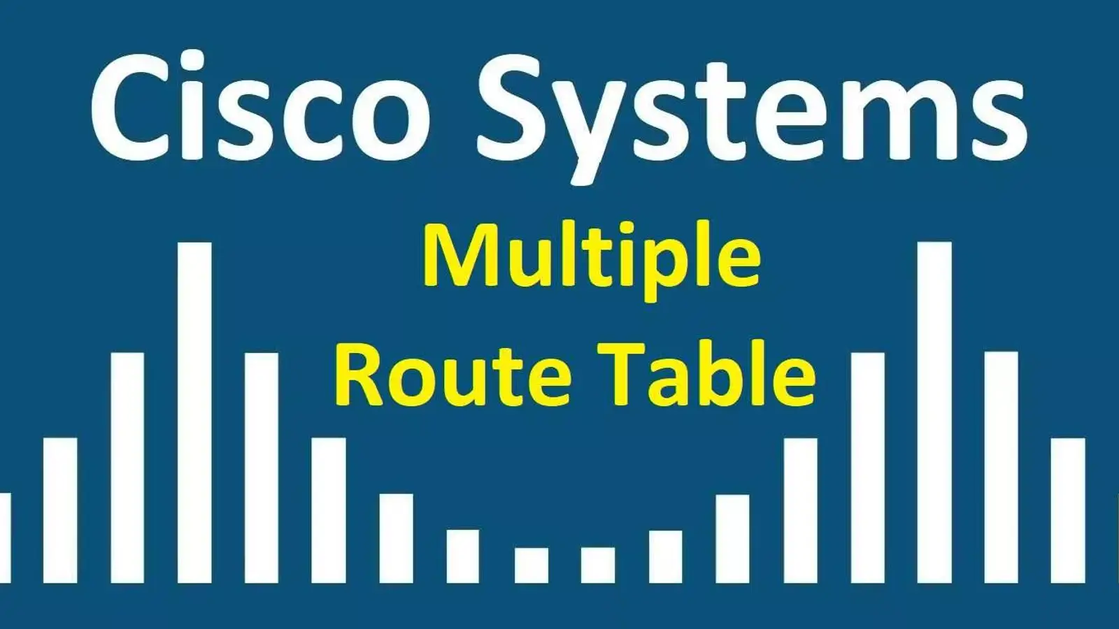 آموزش ایجاد چند جدول مسیریابی جداگانه در روتر سیسکو