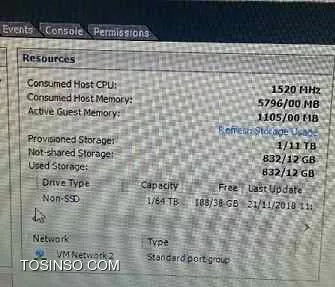 بر روی vm esxi سرور sql نصب هست حافظه هارد اشغال شده اش بیش از سه برابری هست که خود سرور نشون میده ( در عکس نشان داده شده) میدونید مشکل از کجاست؟؟ 
||https://tosinso.com/files/get/616aabd0-4cb8-49d8-869a-6653a844f3d3||
||https://tosinso.com/files/get/a92a5b35-854f-4ced-922b-bb9afe8af4b3||