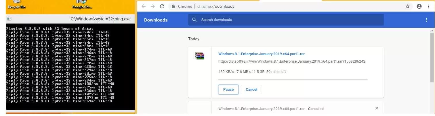 ||https://tosinso.com/files/get/a9480b7a-d6e1-44b3-b60d-d76073420dde||
فقط تو حالت no limit پینگ حالت عادی داره . وقتی limit  میکنی با هر سرعتی مشکل پیش میاد