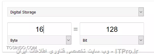 به واژه بایت دقت کنید ، 128 بیت معادل 16 بایت : 
||https://virtualization.tosinso.com/files/get/a9ee0c01-1b11-4602-aeb4-bd0e0eda26cd||