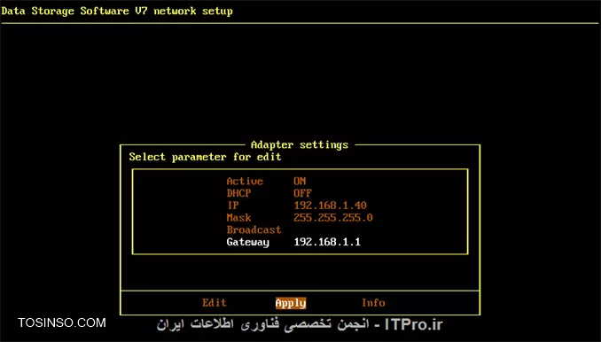 آموزش گام به گام نصب و راه اندازی Open-E شبیه ساز SAN Storage