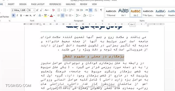 وب سایت توسینسو