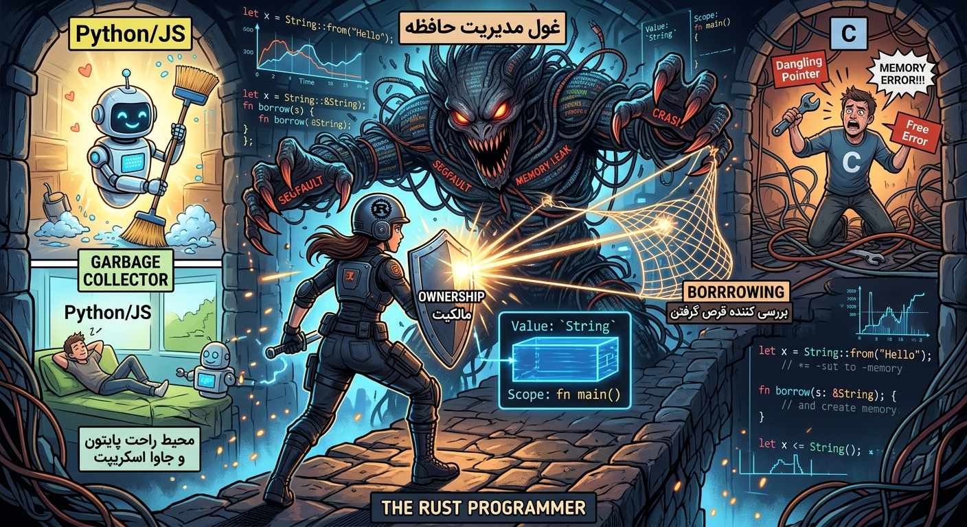 مدیریت حافظه در راست