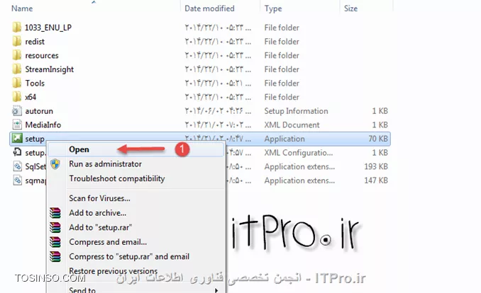 نصب قدم به قدم SQL 2014