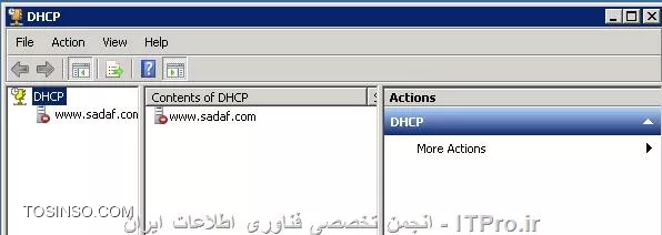 مشکل در DHCP