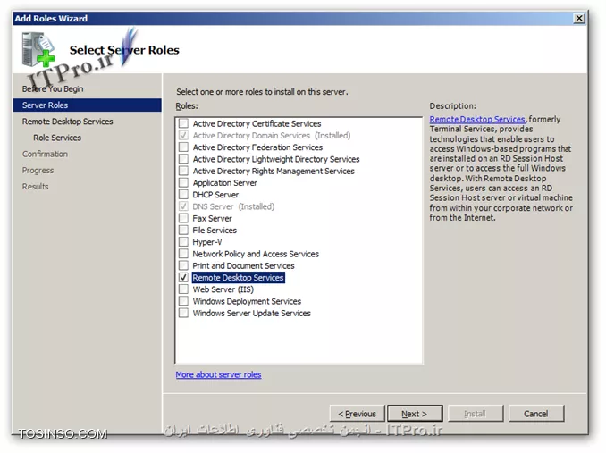 آموزش نصب و راه اندازی Remote Desktop Service