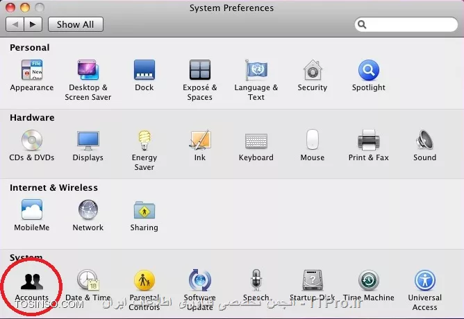 جوین به دامین MAC OS X