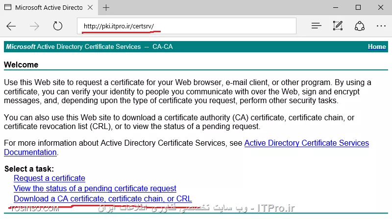 آموزش جامع PKI در مایکروسافت و Active Directory Certificate Services : قسمت هشتم