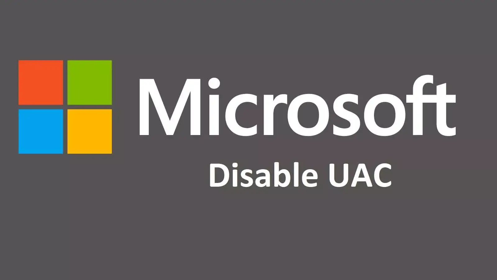 آموزش غیرفعال کردن UAC (User Account Control) با دستور