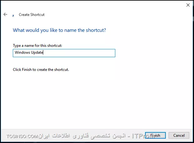ایجاد Shortcut برای دسترسی مستقیم به بخش های Setting در ویندوز 10
