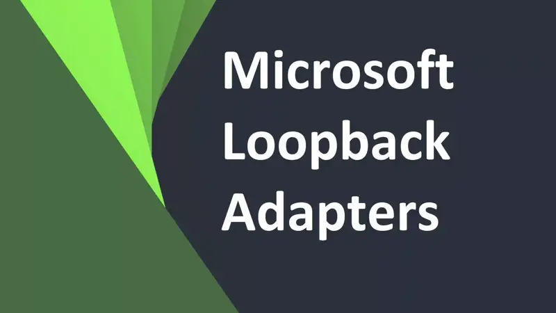 آموزش ساخت Loopback Adapter در ویندوز بصورت تصویری