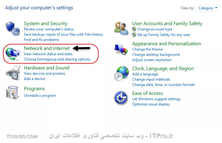 با جلسه ای جدید از سری آموزش های دوره MCSA مایکروسافت در خدمت دوستان ITPRO هستم. آموزش امروز به نحوه کانفیگ یک شبکه ساده در ویندوز 8 خواهد پرداخت. گرچه ممکن است برای بسیاری این آموزش مقدماتی به نظر برسد، اما بدون شک دانستن نحوه کانفیگ اصولی یک شبکه، حتی به ساده ترین روش آن نیز یکی از موارد اساسی چه در این دوره و چه در دوره های بعدی مایکروسافت خواهد بود. پس در ادامه با ما باشید.

معمولا هنگامی که از شبکه و به طور انحصاری شبکه های کامپیوتری سخن به میان می آید، منظور مجموعه ای از کامپیوترها، گوشی های هوشمند، تبلت ها، و دستگاه های الکترونیکی دیگر هستندکه به لحاظ فراوانی، تعدادشان از دو عدد بیشتر بوده، و منابع سخت افزاری یا نرم افزاری آن ها طوری با یکدیگر به اشتراک گذاشته شده اند که دیگر کامپیوترها و دستگاه های موجود نیز قادر به استفاده از آن ها باشند. 

به عنوان نمونه چاپگری را تصور کنید که در یک مرکز اداری یا مکان عمومی قرار گرفته، و ادمین شبکه با به اشتراک گذاری آن برای کارکنان و کاربران این قابلیت را برای آنان فراهم آورده تا بدون نیاز به داشتن چاپگر مجزا بر روی کامپیوترشان، قادر باشند اسنادشان را چاپ کنند. یا در مثالی دیگر ده ها شعبه یک بانک را در کشور تصور کنید که به واسطه ایجاد شبکه بانکی قادر به دسترسی به حساب های مشتریان شان خواهند بود. این دو مثال تنها نمونه ای کوچک از استفاده های شبکه می باشد.
از جمله دلایل مهم برای ایجاد یک شبکه کامپیوتری می توان به موارد زیر اشاره کرد:

     الف- استفاده مشترك از منابع (نرم افزارها و سخت افزارها)
     ب- به روز نگه داشتن اطلاعات (از طریق دریافت اطلاعات جدید)
     ج– صرفه جویی در هزینه ها (استفاده اشتراکی از منابع گران قیمت به جای خریدهای چندگانه آن ها)
     د- تبادل سريع تر و دقيق تر اطلاعات

موارد فوق تنها نمونه های کوچکی از کاربردهای شبکه می باشند، که اگر بخواهیم در سطح وسیع تر به این موضوع نگاه کنیم، گاها می توان صدها یا هزاران مورد مشابه دیگر را مثال زد. اگر تا به این جای امر شفاف و روشن بوده باشد، پس در ادامه نیز با ما باشید.

!! *انواع شبکه *
شبكه ها به لحاظ مقياس و بزرگی به سه گروهLan ، Wan و Man تقسيم بندی می شوند: 

!! 1. LAN (شبكه محلي): 
LAN اختصار سر واژگان Local Area Network می باشد، و در علوم رایانه ای به نوعی از شبکه اطلاق می گردد که به لحاظ وسعت محدوده کوچکی را در بر می گیرد (مثلا یک اتاق). این نوع شبکه به لحاظ سرعت و نیز میزان داده ای که در مدت زمان خاصی قادر به انتقال آن می باشد از دیگر انواع شبکه ها پر سرعت تر می باشد، تا جایی که سرعت تبادل داده در این نوع شبکه تا چند صد گیگابیت بر ثانیه نیز می تواند برسد.

!! 2. MAN (شبكه شهري): 
MAN اختصار سر واژگان Metropolitan Area Network می باشد، و در علوم رایانه ای به نوعی از شبکه اطلاق می گردد که به لحاظ وسعت از شبکه محلی بزرگ تر است، و معمولا تا سطح یک شهر را نیز می تواند در بر گیرد. به عنوان نمونه شبکه اداری یک شرکت را در نظر بگیرید که در اقصی نقاط شهر دارای دفتر و شعبه می باشد. پس از این نوع شبکه معمولا در مقیاس های متوسط استفاده می گردد.اگرچه شبکه MAN در قیاس با شبکه های محلی، از سرعت پایین تری برخوردار هستند.

!! 3. WAN (شبکه جهانی): 
WAN اختصار سر واژگان World Area Network می باشد، و در علوم رایانه ای به نوعی از شبکه اطلاق می گردد که به لحاظ وسعت، بزرگ ترین در انواع شبکه ها می باشد، تا جایی که می توان برای برقراری ارتباط بین چندین کشور، قاره و به عبارتی کل دنیا از آن بهره برد. از شبکه های WAN به منظور برقراری ارتباط بین دو نقطه دور دست و در ابعاد بسیار وسیع و گسترده استفاده می شود، که نمونه بازر آن را می توان شبکه اینترنت دانست که در تمامی قاره ها و کشورها قابل دسترس می باشد.در قیاس با شبکه های محلی یا شهری، شبكه WAN دارای سرعت پایین تری به منظور تبادل داده نیز می باشد. ضمن این که تجهیزاتی که برای انتقال داده در این نوع از آن استفاده می گردد، معمولا خطوط استيجاری مخابراتی (Leased Line)، ماهواره ای (Satellite)، فیبر نوری (Fiber Optic)، و موارد این چنینی می باشد. تمرکز این آموزش  بر شبکه های محلی موسوم به LAN و نیز نحوه کانفیگ صحیح آن در ویندوز 8  می باشد. پس در ادامه با ما باشید.

!! *تنظیمات مربوط به شبکه های محلی در ویندوز 8*
آن گونه که پیش تر نیز اشاره شد، LAN به شبکه های کوچکی اطلاق می گردد که به نسبت دیگر شبکه های موجود، از تعدادکمتری دستگاه یا کامپیوتر در آن استفاده شده باشد. منظور از تعداد کمتر، ظرفیت 255 دستگاه در هر شبکه محلی جداگانه  می باشد. پس در هر شبکه LAN افراد قادر خواهند بود تا تعداد 255 دستگاه را داشته باشند، و چنان چه قصد گنجاندن دستگاه های بیشتری را داشته باشیم اصطلاحا بایستی شبکه را با استفاده از محاسبات ریاضی خاصی تفکیک و جداسازی نماییم که به این جداسازی و تفیکیک Subnetting می گوییم و در واقع با ایجاد هر Subnet جدید، قادر خواهیم بود تا 255 دستگاه مجزای جدید را اضاف نماییم. اگر تا بدین جای امر، توضیحات گویای مطلب بوده باشد، اکنون اجازه دهید تا بر اساس آن چه که گفته شد اقدام به ایجاد یک شبکه کوچک محلی بین دو کامپیوتر نماییم.برای این که یک شبکه محلی کوچک را بین دو کامپیوتر ایجاد کنیم نیازمند سه چیز حداقلی خواهیم بود:

!! الف) کابل شبکه به میزان کافی
ب) یک عدد کارت شبکه بر روی هر کامپیوتر
ج) یک عدد سوییچ، یا هاب، یا روتر

 که البته به مورد سوم در این آموزش نیازی نخواهیم داشت، چرا که از آن ها برای ایجاد شبکه هایی با تعداد بیشتر از 2 کامپیوتر نیاز پیدا خواهیم کرد. اگر موارد بالا را تهیه کرده اید، اکنون وقت آن رسیده تا مراحل اصلی را طبق آن چه که در زیر آمده گام به گام انجام دهید:

1. ابتدا با استفاده از کابل شبکه موسوم به RJ45، دو کامپیوتری را که قصد شبکه کردن آن ها را داریم به یکدیگر وصل کنید
<center>
||http://tosinso.com/files/get/24ef5a09-b876-48ed-8a1a-513d6e07b8c1||
||http://tosinso.com/files/get/4340a2b0-eeaf-410a-a732-c7f6a2b7bcce||
<center>
پس از اتصال دو کامپیوتر با کابل، علامت اخطاری در کنار ساعت ویندوز هر دو کامپیوتر مبنی بر این که یک ارتباط شبکه ای جدید بر روی کامپیوترتان ایحاد شده برایمان ظاهر می گردد (تصویر زیر)
<center>
||http://tosinso.com/files/get/6d78f60d-a84f-46e2-90e8-4224e5570bb4||
<center>
2. مرحله بعد، پس از اتصال دو کامپیوتر به یکدیگر، انجام تنظیمات مربوط به شبکه در هر دوی آنها می باشد. بدین صورت که با انجام تنظیمات خاصی بر روی هر یک از کامپیوترها، اصطلاحا آن ها را برای یکدیگر Discoverable یا قابل رویت می نماییم. برای این کار نیز ابتدا لازم است تا یک شناسه منحصر به فرد به هر کامپیوتر اختصاص دهیم که به آن IP گفته می شود. IP  متشکل از یک عدد 16 رقمی باینری در محدوده های خاصی می باشد، که به واسطه آن کامپیوترهای شبکه قادر به برقراری ارتباط با یکدیگر خواهند شد.
برای تخصیص IP به هر کامپیوتر نیز ابتدا لازم است تا با رفتن به Control Panel و سپس کلیک بر روی آیکون Network and Internet و سپس Network and Sharing Center و آن گاه با کلیک بر روی نوشته Change Adaptor Settings و دابل کلیک بر روی آیکون Ethernet به این مهم دست یابیم. این مراحل را در زیر به صورت تصویری نیز آمده است.
<center>
||http://tosinso.com/files/get/b2e6a3b7-4f86-432a-904a-2423069b69db||
||http://tosinso.com/files/get/79466f22-907e-4277-b02c-c3f4ef3d50d0||
||http://tosinso.com/files/get/3a81730a-d803-4cf5-b874-40830c715757||
||http://tosinso.com/files/get/cc88c6d2-446d-45dd-ad27-173d441f8336||
<center>
3. پس از دابل کلیک بر روی آیکون مربوطه، برایمان صفحه ای باز خواهد شد که با زدن دکمه Properties و سپس انتخاب گزینه Internet Protocol Version 4 (TCP/IPv4) وارد تنظیمات مرتبط با IP می شویم
<center>
||http://tosinso.com/files/get/6dd13562-b8b0-4ae7-9c95-169690ed0f56||
||http://tosinso.com/files/get/35b3b0ce-93a4-4fad-aaad-f8a05a14f942||
<center>
4. پس از باز شدن صفحه تنظیمات مربوط به IP با انتخاب گزینه Use the following IP address یک IP یا همان شناسه خاص که کامپیوترمان با آن در شبکه شناخته خواهد شد وارد کرده و در نهایت بر روی OK کلیک می نماییم(تصویر زیر).
هم چنین دقت داشته باشید که IP ها را تنها می توان از محدوده های خاص عددی انتخاب کرد، و دلیل آن نیز به خاطر استانداردهای خاصی می باشد به آن IP Classes گفته می شود، و طبق همین استانداردها افراد می بایست در شبکه های محلی (LAN) از کلاس  Cآی پی استفاده کنند، که خود بحث کلاس بندی IP مبحث مفصل دیگری را می طلبد و در حوصله این مقاله نمی گنجند. لذا برای درک بهتر کلاس های IP می توانید به مباحث مربوطه با دوره مقدماتی شبکه هم چون Network+ رجوع کنید، و یا نیم نگاهی به |این مقاله::https://tosinso.com/articles/19979/%d9%85%d8%b9%d8%b1%d9%81%db%8c-%d9%85%d9%81%d8%a7%d9%87%db%8c%d9%85-%d9%88-%da%a9%d9%84%d8%a7%d8%b3-%d9%87%d8%a7%db%8c-IP-%d9%88-SubnetMask-%d8%a8%d9%87-%d8%b2%d8%a8%d8%a7%d9%86-%d8%b3%d8%a7%d8%af%d9%87| بیندازید.
<center>
||http://tosinso.com/files/get/39096447-bbe8-43a9-9ab6-4701becf625d||
<center>
اکنون که IP کامپیوتر اول را وارد نمودیم، بایستی با انجام همین مراحل بر روی کامپیوتر دوم نیز، IP دیگری در محدوده IP کامپیوتر اول وارد کنیم، تا دو کامپیوتر قادر به دیدن یکدیگر در شبکه شوند. ضمن این که این نکته را نیز بایستی مد نظر داشت که IP کامپیوتر دوم بایستی تنها در رقم آخر خود (Octec آخر) متفاوت از IP کامپیوتر اول باشد و دیگر اعداد کاملا شبیه به کامپیوتر اول خواهند بود (شکل زیر)
<center>
||http://tosinso.com/files/get/f5b0c333-5873-4f8c-adb3-95e69bcf5019||
<center>
اکنون که با موفقیت IP های یکتا و منحصر به فردی را بر روی هر کامپیوتر وارد کردیم، وقت آن رسیده تا از وضعیت ارتباط منطقی دو کامپیوتر نیز مطمئن شویم. برای بررسی این موضوع نیز در شبکه از ابزارها و دستورات پیش فرض گوناگونی استفاده می شود که در اینجا ما از دستور ping به منظور تست ارتباط استفاده خواهیم کرد. برای این کار نیز ابتدا با باز کردن Command Prompt یا PowerShell در ویندوز 8 و سپس تایپ عبارت ping و متعاقبا تایپ IP کامپیوتر متقابل از صحت ارتباط این دو مطمئن خواهیم شد.

در مثال زیر من با رفتن به منوی Start و باز کردن کنسول PowerShell بر روی کامپیوتر اول و تایپ فرمان ping به همراه IP کامپیوتر دوم، از ارتباط داشتن آن با کامپیوتر دوم مطمئن خواهم شد، و همین کار را نیز بر روی کامپیوتر دوم انجام خواهد داد. و آن گونه که در زیر نیز مشاهده می کنید کامپیوتر دوم در مدت زمان یک میلی ثانیه به درخواست ping کامپیوتر اول پاسخ داده، و بدین معناست که تا این جای کار مشکل یا عیب و ایرادی بین دو کامپیوتر وجود نداشته و ارتباط مان به درستی عمل می کند.
<center>
||http://tosinso.com/files/get/826ac49c-67dd-4965-b4c4-4da4c365ac78||
<center>
گفتنی ست در صورت بروز خطا پس از اجرای دستور ping یا عدم دریافت پاسخ از کامپیوتر مقابل، پیشنهاد می شود ابتدا از سالم بودن کابل شبکه تان، و سپس کارت شبکه های هر دو سیستم و در نهایت تنظیمات مربوط به فایروال مطمئن گردید. چنان چه پس از انجام موارد گفته شده کماکان مشکل پا بر جا بود، پیشنهاد می شود موقتا برنامه های آنتی ویروس یا فایروال تان را خاموش کرده و مجدد تست نمایید. در مثال بالا اما آن گونه که مشاهده می کنید هیچ مشکل ارتباطی بین دو کامپیوتر من وجود ندارد، و هر دوی آن ها به راحتی قادر به فرستادن و دریافت بسته های اطلاعاتی از طریق دستور ping به یکدیگر می باشند.

!! *نام گذاری کامپیوترها *
گام مهم بعدی در ایجاد یک شبکه ساده و استاندارد نام گذاری هر یک از کامپیوترها می باشد. بدین منظور با راست کلیک کردن بر روی آیکون This PC در دسکتاپ، و سپس انتخاب گزینه Properties، و در نهایت با زدن دکمه Change settings، یک نام دلخواه یکتا و غیر تکراری را برای آن بر خواهیم گزید. توجه داشته باشید که این مرحله نیز بر روی هر دو کامپیوتر بایستی انجام گردد. این مراحل در زیر به صورت تصویری آمده است:
<center>
||http://tosinso.com/files/get/3df744f0-74d2-42d1-b3a6-18d572836316||
||http://tosinso.com/files/get/2fc25235-ff2e-431c-a19f-c26f8010ca02||
||http://tosinso.com/files/get/3fecafb1-5166-4f57-92b7-4fad6b88dba8||
<center>
و در نهایت پس از انتخاب نام های متفاوت از یکدیگر برای هر کدام از کامپیوترها، لازم است تا آن ها را یک بار ریسیت نماییم. پس در پایان نامگذاری لازم است تا هر دوی کامپیوترها را یک بار Reset کرده تا فرایند نام گذاری نیز با موفقیت به اتمام برسد.
اکنون که نام کامپیوترهایمان را به نام های یکتا و دلخواه تغییر دادیم، و پس از این که هر دوی آن ها یک بار ریستارت شدند، و به لحاظ فیزیکی و منطقی هم ارتباط شان برقرار گردید، گام بعدی به اشتراک گذاری منابع می باشد، طوری که هر دو کامپیوتر قادر به استفاده از منابع یکدیگر باشند. منابعی هم چون چاپگرها، فایل ها، ارتباط اینترنتی، و موارد مشابه دیگر. در زیر چند مدل از این اشتراک گذاری ها و این که چگونه تنظیمات مرتبط با هر مورد را انجام دهیم آورده شده است:

!! الف) به اشتراک گذاشتن فایل ها 
در این مثال قصد داریم تا پوشه ای را با تمام محتویاتش بر روی کامپیوتر شماره یک برای دیگر کامپیوترهای شبکه، که در اینجا تنها کامپیوتر شماره دو می باشد به اشتراک بگذاریم. پس بدین منظور ابتدا بر روی پوشه مورد نظر که قصد به اشتراک گذاری آن را داریم راست کلیک، و سپس گزینه Properties را انتخاب می کنیم.
<center>
||http://tosinso.com/files/get/39b7fb0c-eaa5-41b5-8bbc-51d3d84eef9e||
<center>
سپس با رفتن به سر برگ Sharing و زدن دکمه Share وارد صفحه دیگری خواهیم شد
<center>
||http://tosinso.com/files/get/c7a7b929-7439-490a-9de4-8949f4e47ccf||
<center>
در پنجره ای که برایمان باز خواهد شد (شکل زیر)، از منوی کشویی مربوطه، کاربر یا کاربرانی که قصد مجاز کردن دسترسی آن ها به محتویات پوشه را داریم انتخاب، و یا با زدن دکمه Add آن ها را به لیست کاربران مجاز اضافه می کنیم. در مثال زیر آن گونه که مشاهده می کنید، من به همه کاربران تحت شبکه(Everyone) دسترسی Read یا فقط خواندن اطلاعات پوشه را داده ام، شما اما می توانید بر اساس سیاست های خودتان یا شرکت تنها به افراد خاصی در شبکه دسترسی بدهید.
<center>
||http://tosinso.com/files/get/90e27716-8e02-471c-9488-c166fb2d5ced||
<center>
و در نهایت  با زدن دکمه Share پوشه مورد نظر به همراه کلیه اطلاعات موجود بر روی آن برای افراد در شبکه به اشتراک گذاشته خواهد شد.
مراحل کلی به اشتراک گذاری تا بدین جا به پایان رسیده است. برای بررسی و هم چنین تست کردن نتیجه کارمان، کافی ست تا با باز کردن File Explorer یا همان My Computer سابق در کامپیوتر شماره دو، و سپس وارد کردن نام یا IP کامپیوتر شماره یک، از صحت کار مطمئن گردیم.
<center>
||http://tosinso.com/files/get/023e1159-8d9d-4a6d-96fa-263f8c0a0c03||
<center>
و در نهایت  با زدن دکمه Share پوشه مورد نظر به همراه کلیه اطلاعات موجود بر روی آن برای افراد در شبکه به اشتراک گذاشته خواهد شد.
مراحل کلی به اشتراک گذاری تا بدین جا به پایان رسیده است. برای بررسی و هم چنین تست کردن نتیجه کارمان، کافی ست تا با باز کردن File Explorer یا همان My Computer سابق در کامپیوتر شماره دو، و سپس وارد کردن نام یا IP کامپیوتر شماره یک، از صحت کار مطمئن گردیم.

!! ب) به اشتراک گذاشتن چاپگر 
قسمت بعد این آموزش به نحوه به اشتراک گذاری چاپگرها در شبکه می پردازد.برای این که بتوانیم چاپگری را در شبکه برای دیگران قابل استفاده نماییم تا دیگران نیز به وسیله آن بتوانند اسنادشان را چاپ نمایند، ابتدا لازم است تا تنظیمات مربوط به آن را انجام دهیم. بدین منظور مراحل زیر را با هم گام به گام پیش خواهیم رفت:
ابتدا وارد Control Panel شده و سپس بر روی View device and printers از قسمت Hardware and Sound کلیک کنید:
<center>
||http://tosinso.com/files/get/af417e06-9b56-41f5-b03e-942ffcd57636||
<center>
در صفحه ای که برایمان باز خواهد شد، بر روی آیکون چاپگر فعلی تان که به کامپیوترتان وصل است، راست کلیک و گزینه Printer properties را بر می گزینیم
<center>
||http://tosinso.com/files/get/1c29fcbd-0b58-45fa-8f2e-8bcd525fce9d||
<center>
سپس در صفحه ای که پس از کلیک برایمان باز می شود، به سر برگ Sharing رفته و تیک گزینه Share this printer را می زنیم، و در نهایت بر روی OK کلیک کرده تا چاپگر برای کاربران شبکه مان به اشتراک گذاشته شود.
<center>
||http://tosinso.com/files/get/eeea65a2-8406-44a7-b5a3-a3a7204e87c0||
<center>
حال که چاپگرمان با موفقیت به اشتراک گذاشته شد، کافی ست تا به رجوع به هر یک از کامپیوترهای شبکه، و رفتن به Control Panel و کلیک بر روی نوشته Add a device به جستجوی چاپگرهای به اشتراک گذاشته شده در شبکه بپردازیم و آن ها را به لیست چاپگرهای سیستم ها اضافه کنیم. آن گونه که در شکل زیر نیز مشاهده می کنید، من از طریق جستجوی چاپگر در شبکه بر روی یکی از کلاینت هایم، چاپگری با نام Canon MF4320-4350 را که قبلا بر روی کامپیوتری با نام ISAAC-PC به اشتراک گذاشته شده است را پیدا کرده ام. با انتخاب آن و زدن کلید Next آن را به لیست چاپگرهایم اضافه خواهم نمود.
حال که چاپگر تحت شبکه با موفقیت بر روی کلاینت ها معرفی شده است، اکنون کافی ست تا با زدن گزینه یا دکمه Print بر روی هر کلاینتی که مراحل معرفی چاپگر تحت شبکه را بر روی آن انجام داده ایم انتخاب، و آن گاه خواهیم دید که سند با موفقیت بر روی آن چاپگر به چاپ خواهد رسید. 

!! پ) به اشتراک گذاری کانکشن اینترنت 
در این قسمت از آموزش، قصد داریم تا اتصال (کانکشن) اینترنتی مان را بر روی کامپیوترمان طوری به اشتراک بگذاریم تا دیگر افراد در شبکه ما نیز قادر به دسترسی به اینترنت از طریق آن باشند. قابلیت به اشتراک گذاری اینترنت را به طور اختصاری ICS  نیز می گویند، که بر گرفته از سر واژگان Internet Connection Sharing  می باشد، و از ویندوز 98 تاکنون بر روی سیستم عامل های مایکروسافت موجود بوده و از این جهت قابلیت جدیدی محسوب نمی گردد.

برای این که بتوانیم از ICS تمام کمال بهره ببریم نیازمند داشتن دو کارت شبکه بر روی کامپیوتری که قصد به اشتراک گذاری اینترنت آن را داریم خواهیم بود. بدین صورت که یکی از کارت شبکه ها را به مودم ADSL یا مودم Wireless وصل می کنیم، و دیگری را به کامپیوتر شماره 2 یا همان کامپیوتری که فاقد اینترنت می باشد. ضمن این که اگر دارای هاب یا سوییچ یا روتر در شبکه تان هستید، تنها با اتصال کابلی که به کارت شبکه دوم کامپیوتری که ICS بر روی آن فعال است، دیگر کامپیوترهای متصل به آن روتر یا سوییچ یا هاب نیز اینترنت دار خواهند شد. با این تفاسیر اکنون مراحل را گام به گام با هم پیش می رویم:

فرض کنید از طریق ساخت کانکشن به اینترنت وصل شده ایم، و اکنون قصد داریم تا این کانکشن را برای دیگر کامپیوترهای شبکه نیز به اشتراک بگذاریم تا آن ها نیز به اینترنت دسترسی یایند. بدین منظور ابتدا بر روی کانکشن اینترنت راست کلیک کرده و گزینه را انتخاب می نماییم:

1. ابتدا از طریق کانکشن به اینترنت وصل می شویم
2. بر روی کانکشنی که هم اکنون با آن به اینترنت وصل شدیم راست کلیک کرده و گزینه Properties را انتخاب می کنیم
<center>
||http://tosinso.com/files/get/1d2e73d0-ddc5-4deb-9182-05e355c2d362||
<center>
3. سپس در پنجره ای که برایمان باز خواهد شد، به سر برگ Sharing رفته و مطابق تصویر زیر گزینه ها را فعال نمایید
<center>
||http://tosinso.com/files/get/2acef3f7-483f-472e-9f3a-7c42266a9a7c||
<center>
توجه داشته باشید که در تصویر فوق، Ethernet 2 نام کارت شبکه ای ست که به سوییچ و متعاقبا به کل شبکه وصل می باشد و فاقد اینترنت بوده و از آن تنها برای ارتباط با شبکه محلی استفاده می گردد. ضمن این که در صورتی که تنها با دو کامپیوتر و بدون هیچ روتر یا سوییچ قصد به اشتراک گذاری اینترنت را داشته باشیم باشیم، کافی ست تا کابل خروجی کارت شبکه دوم مان (Ethernet 2)  را مستقیما به کارت شبکه کامپیوتر دیگر وصل کنید.
4. پس از این که تمام مراحل بالا را دقیق و بی هیچ ابهامی انجام داده باشیم، می بایست اکنون بر روی کامپیوتر دوم و یا حتی کل شبکه اینترنت برقرار شده باشد و افراد بتوانند از آن استفاده کنند. برای تست این موضوع نیز کافی ست تا بر روی کامپیوتر دوم یا یکی از کامپیوترهای شبکه، سایتی اینترنتی را باز کنید و از موفقیت آمیز بودن عملیات مطمئن گردید.
امیدوارم آموزش این جلسه نیز مورد توجه دوستان قرار گرفته باشد. 
<left>
با آرزوی بهترین ها برای دوستان ITPRO
<left>

نویسنده : اسحاق احمدپور
منبع :| جزیره سرویس های شبکه مایکروسافت وب سایت توسینسو::https://tosinso.com/microsoft|
هرگونه نشر و کپی برداری بدون ذکر منبع و نام نویسنده دارای اشکال اخلاقی است
