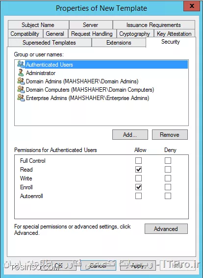 آموزش جامع PKI در مایکروسافت و Active Directory Certificate Services : قسمت پانزدهم ( پایانی )